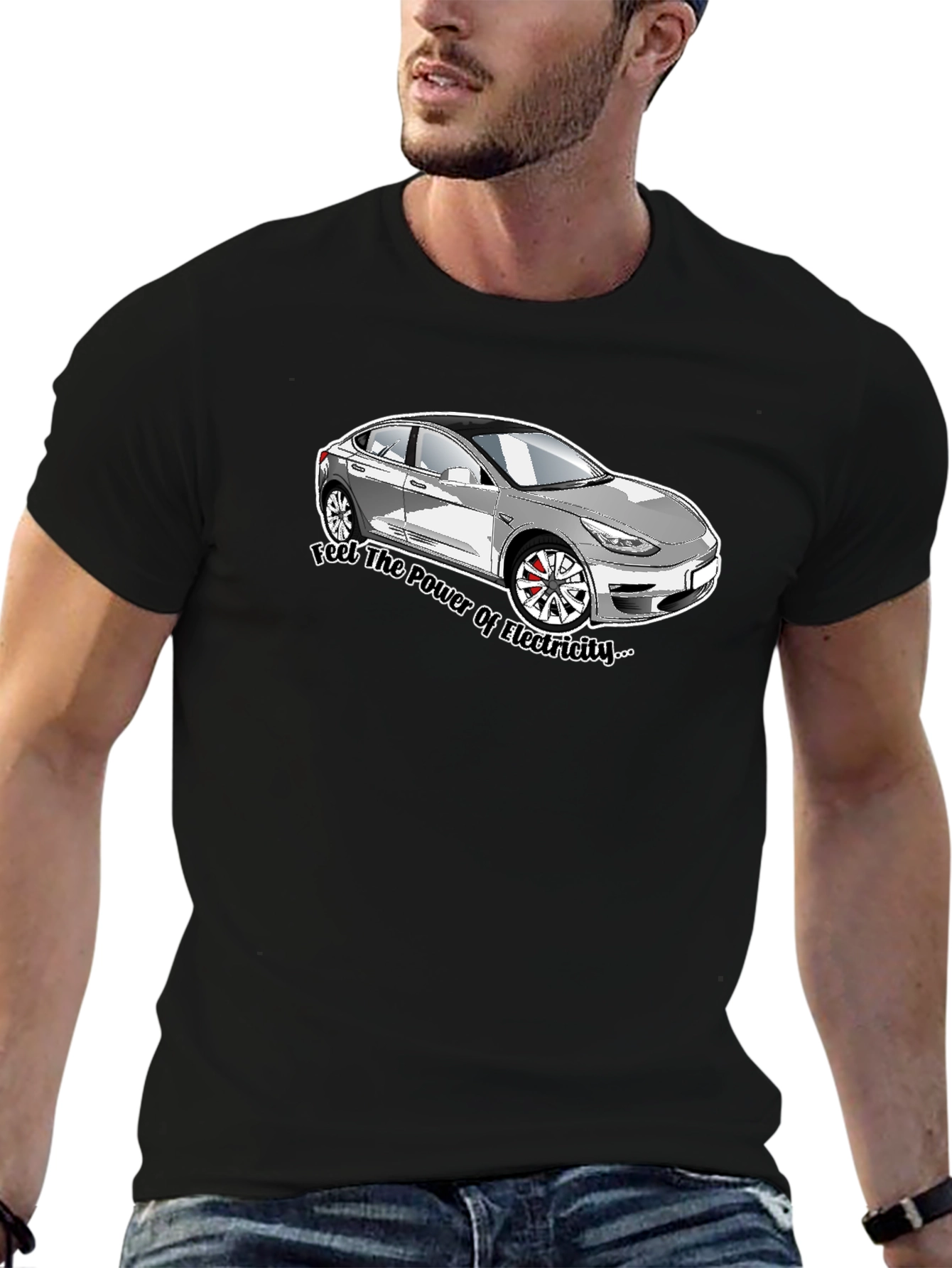 Electric Car Power T-Shirt - 6