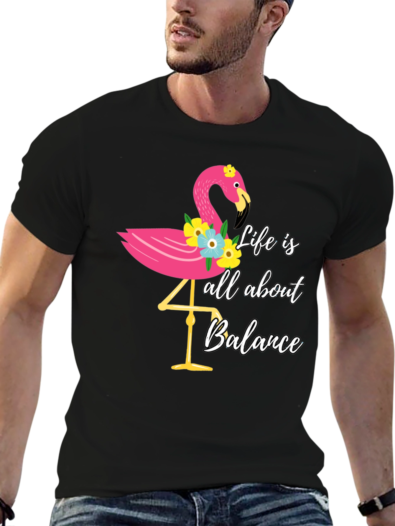 Black Life is all about Balance T-Shirt view 6