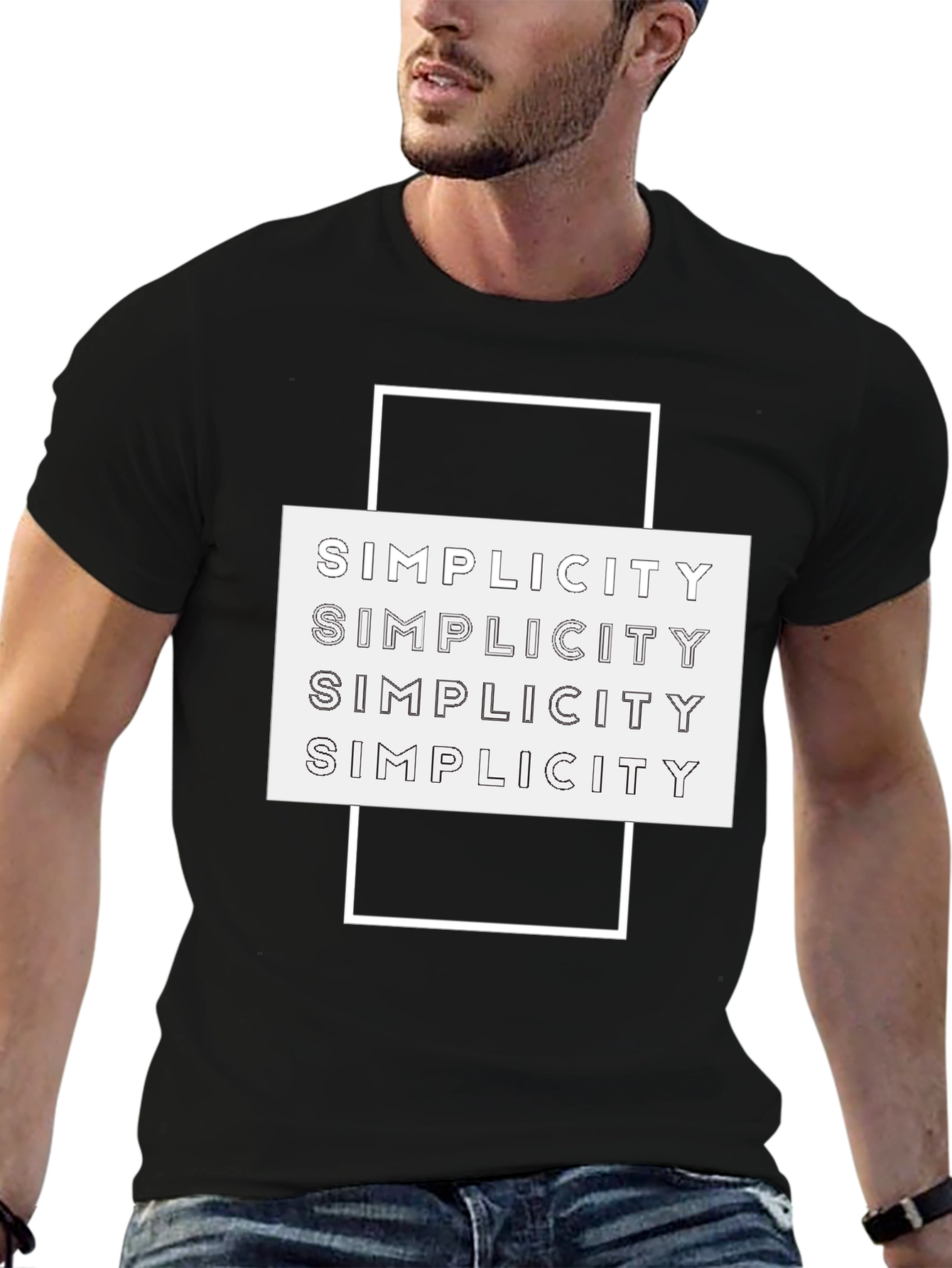 Simplicity Graphic Tee | Stylish Minimalist T-Shirt - 6