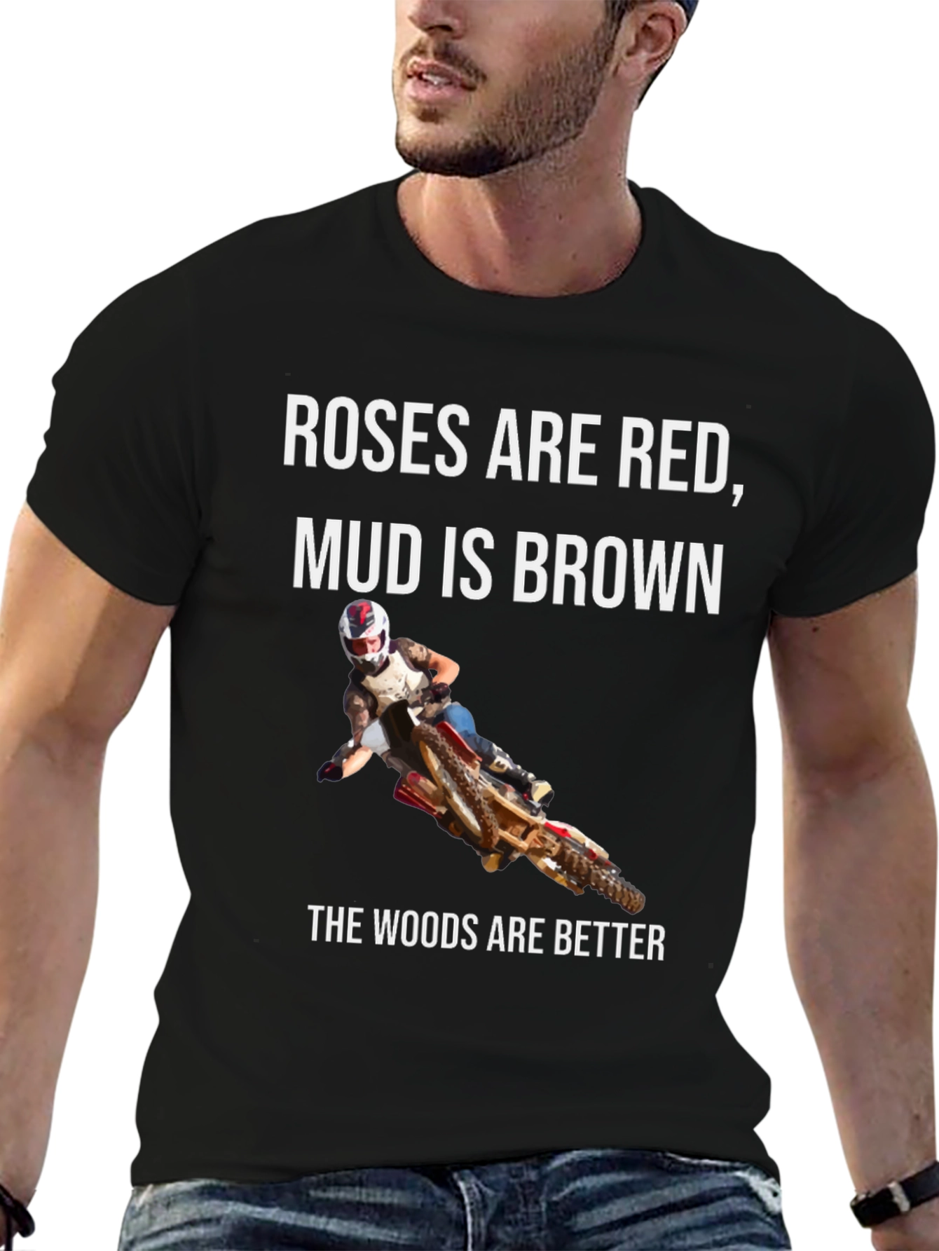 Black Roses Are Red Mud is Brown T-Shirt view 6