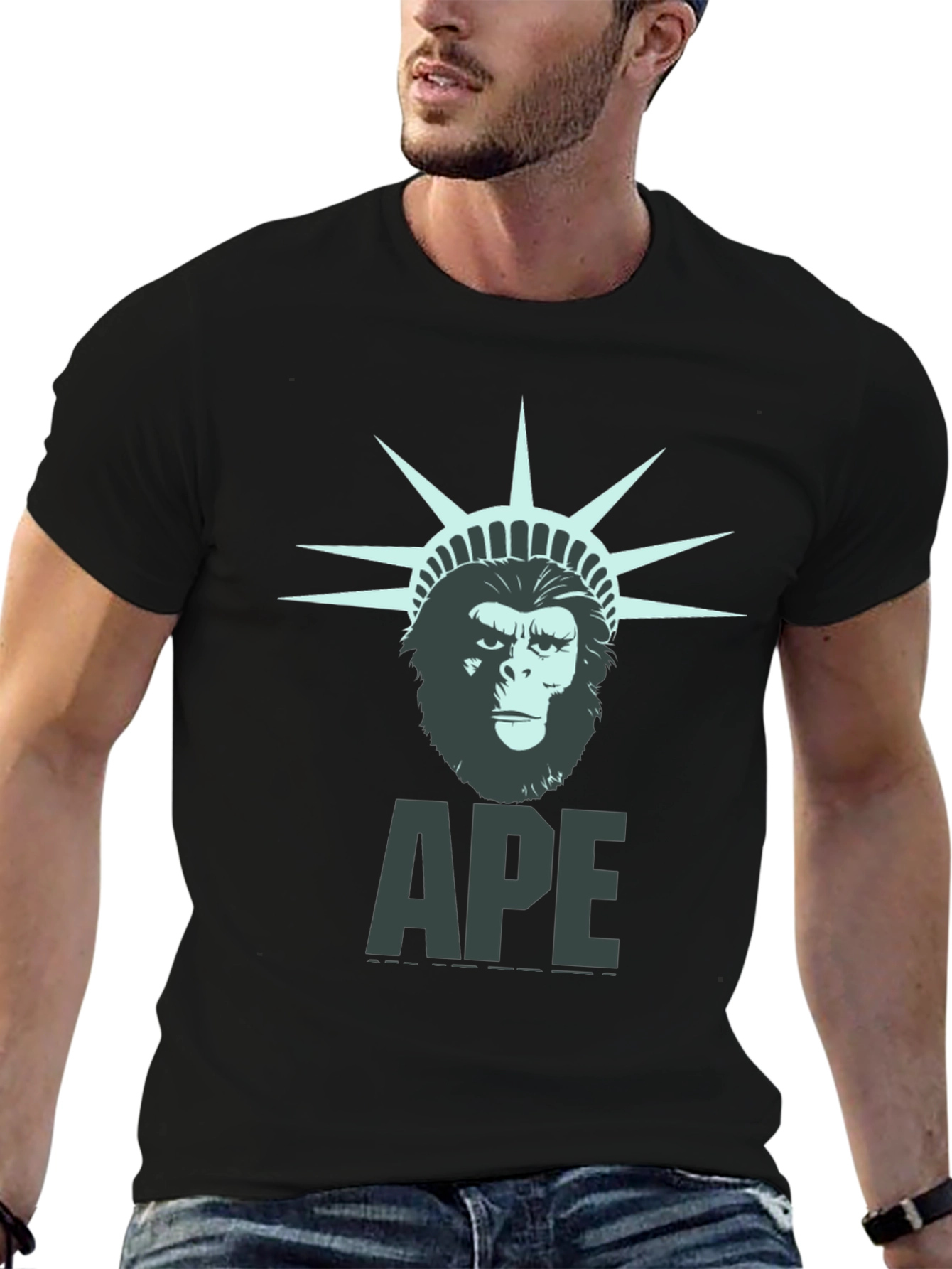 Black Ape Liberty T-Shirt - Planet of the Apes view 6
