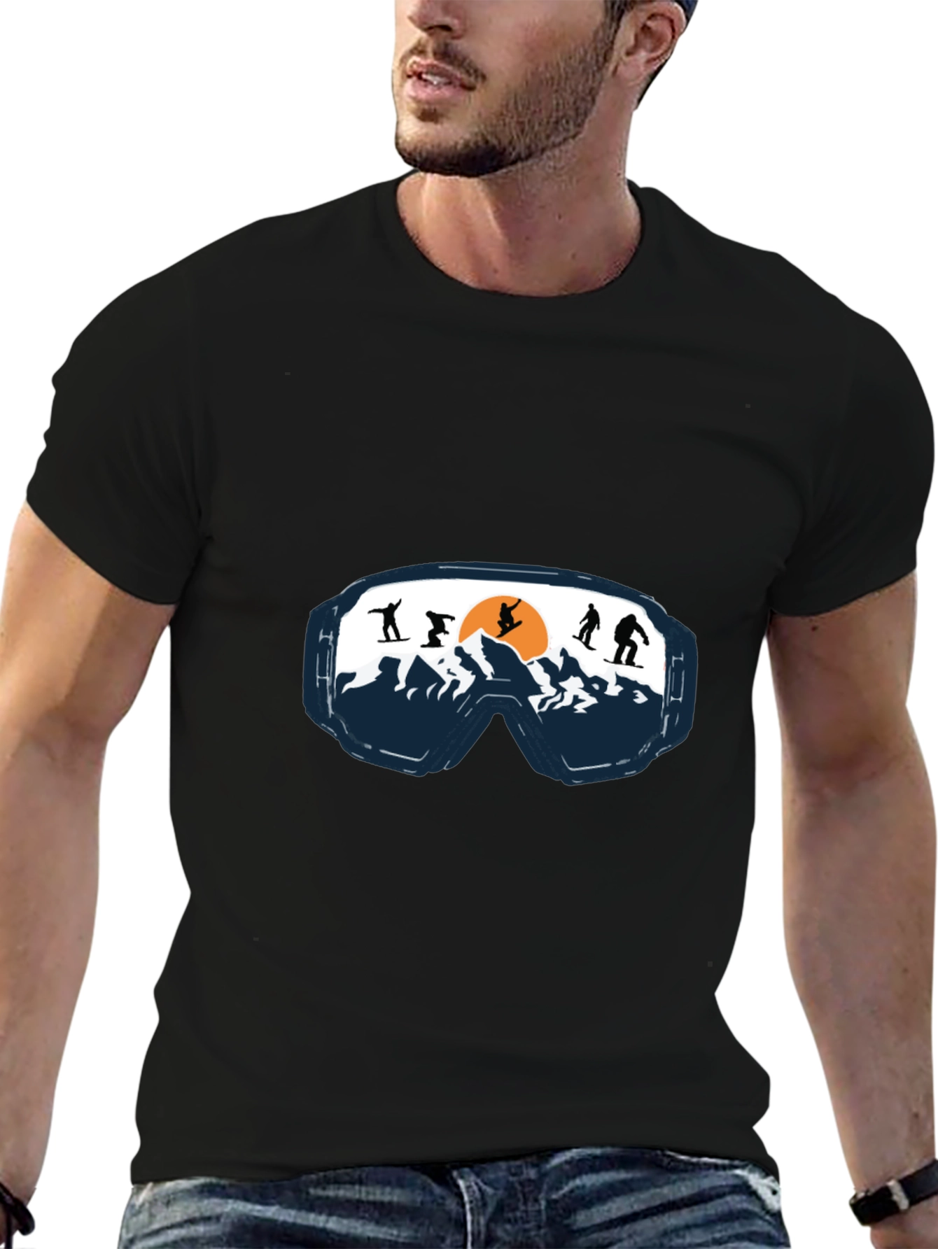 Ski Goggles Graphic Tee - Mountain Adventure Shirt - 6