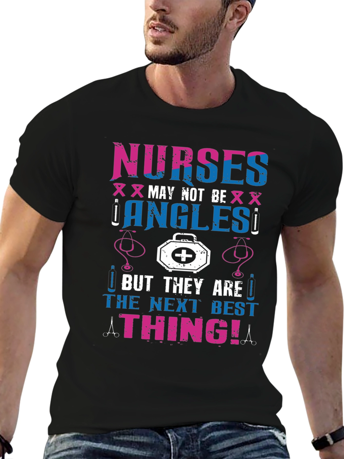 Black Nurses - Next Best Thing Graphic T-Shirt view 6