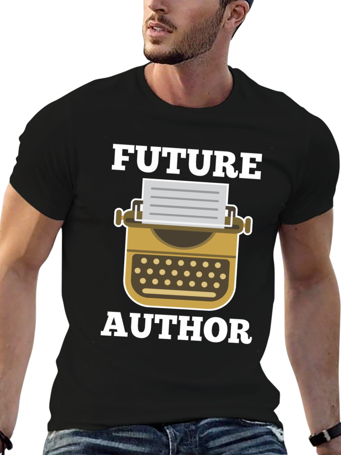 Black Future Author T-Shirt - Writing Gift view 6