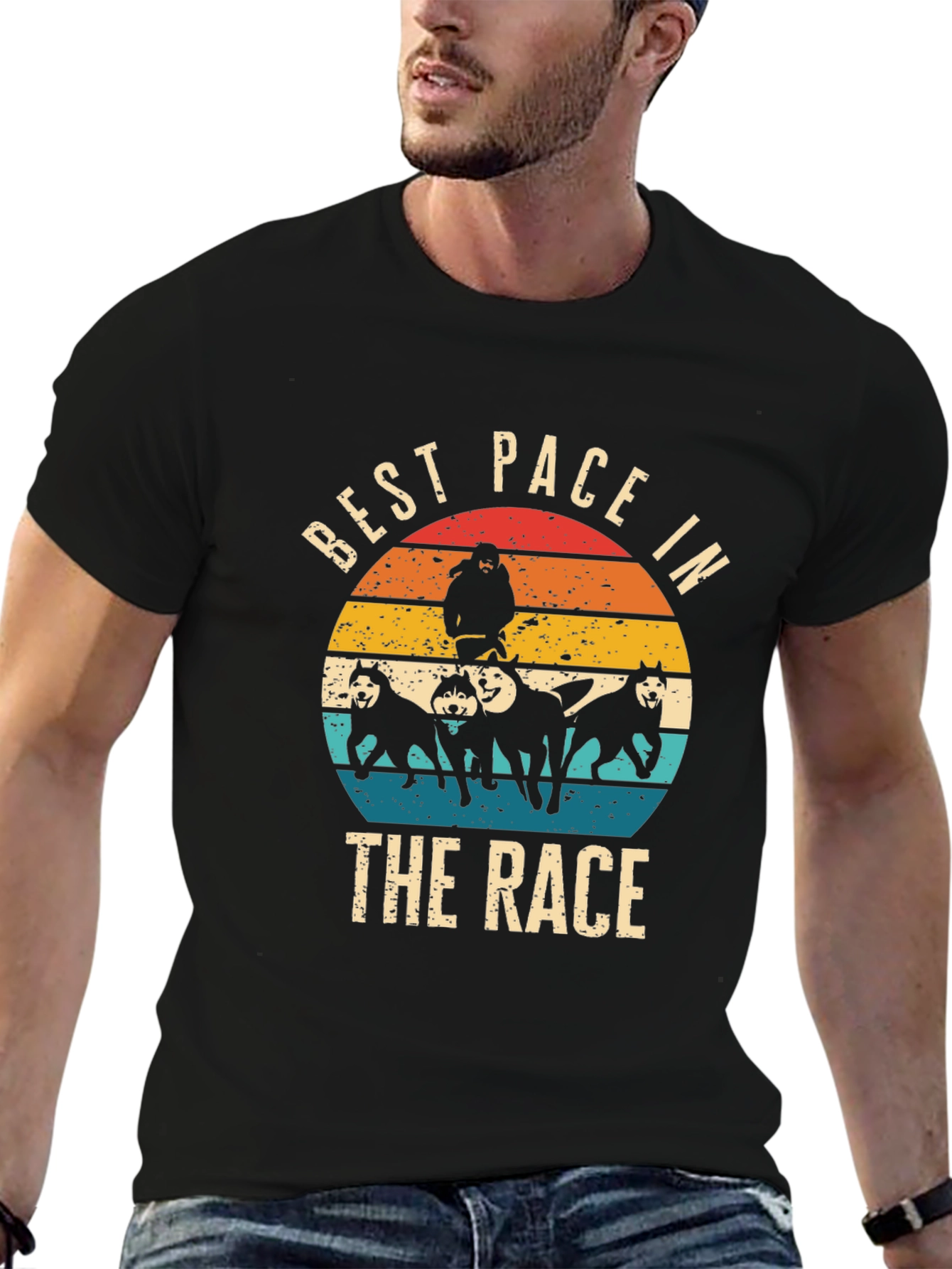 Black Best Pace in the Race Black T-Shirt view 6