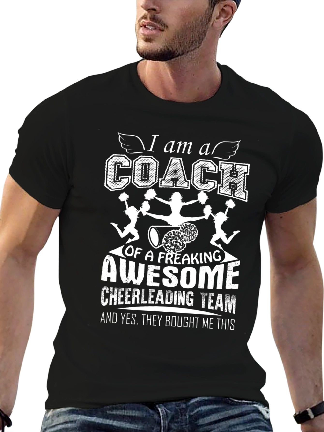 I Am a Coach Cheerleading Team T-Shirt - 6