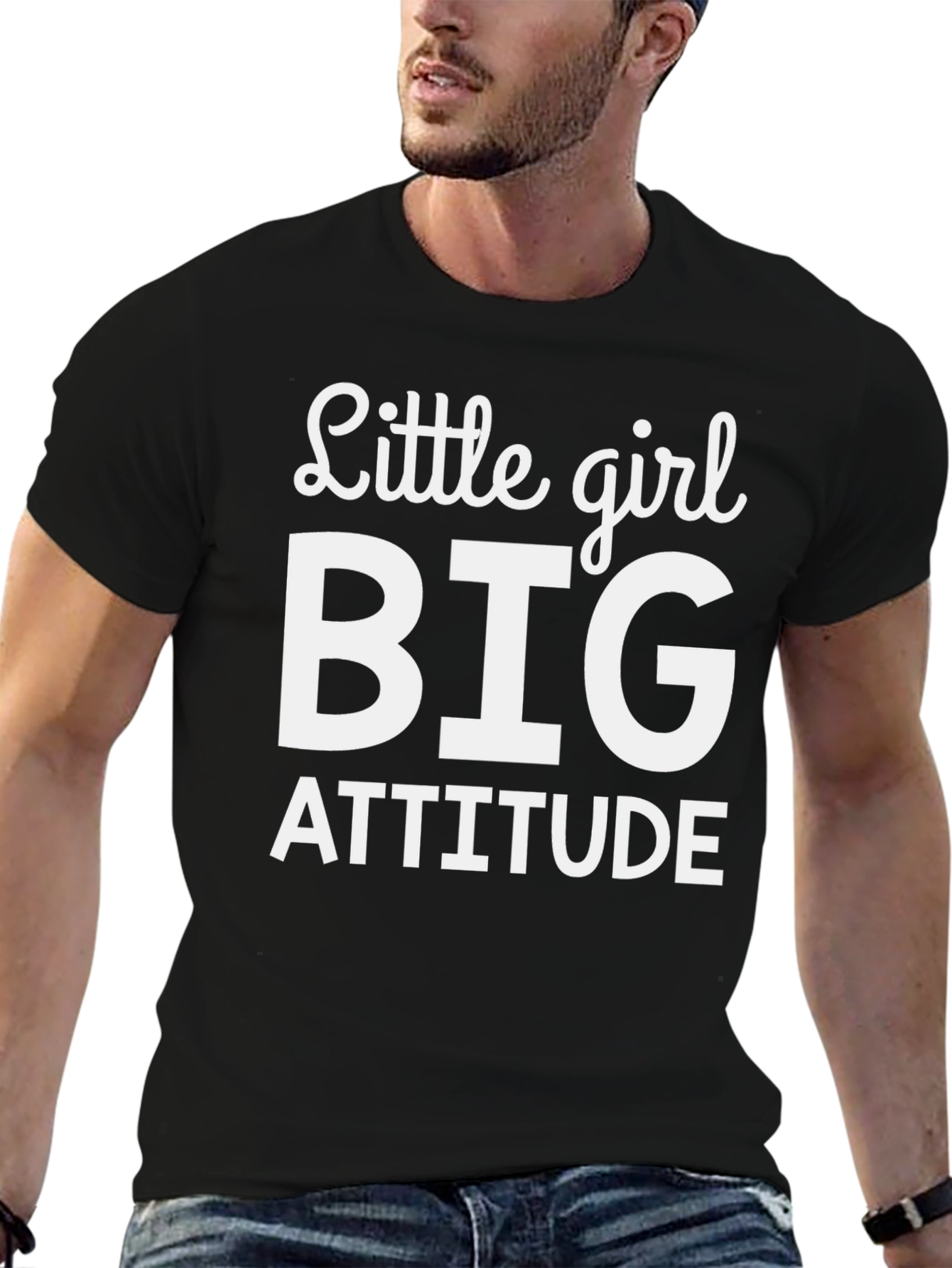 Black Little Girl, Big Attitude - Graphic Tee view 6