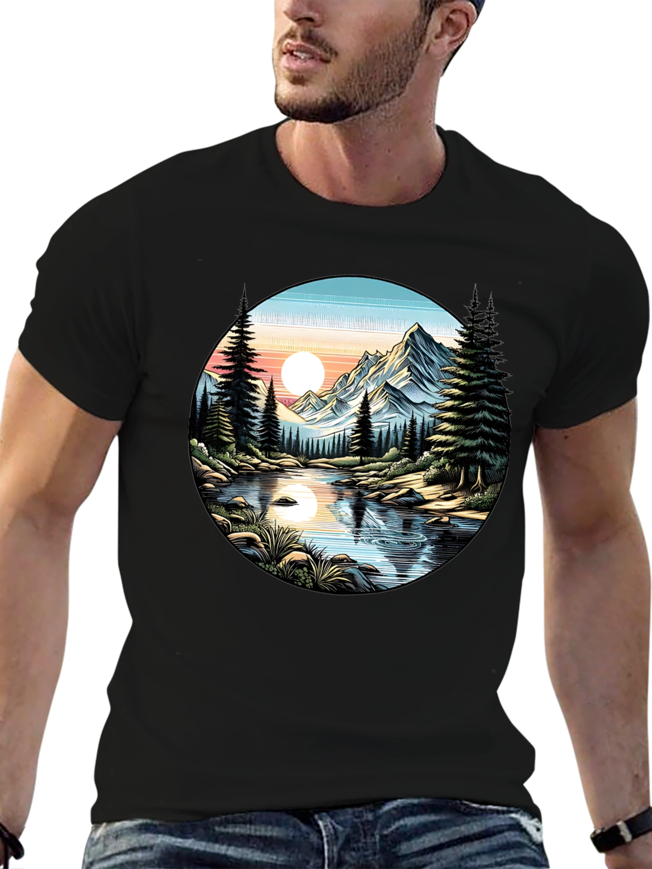 Black Mountain River Graphic Tee view 6