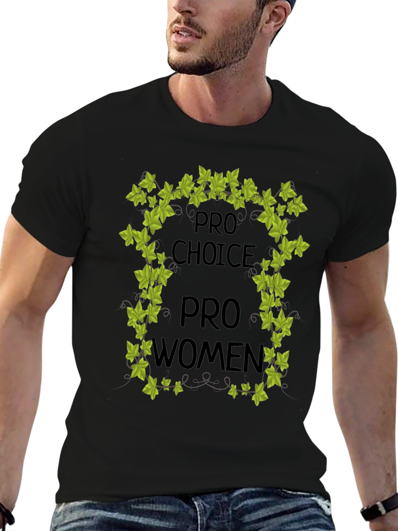 Black Pro Choice Pro Women Graphic Tee view 6