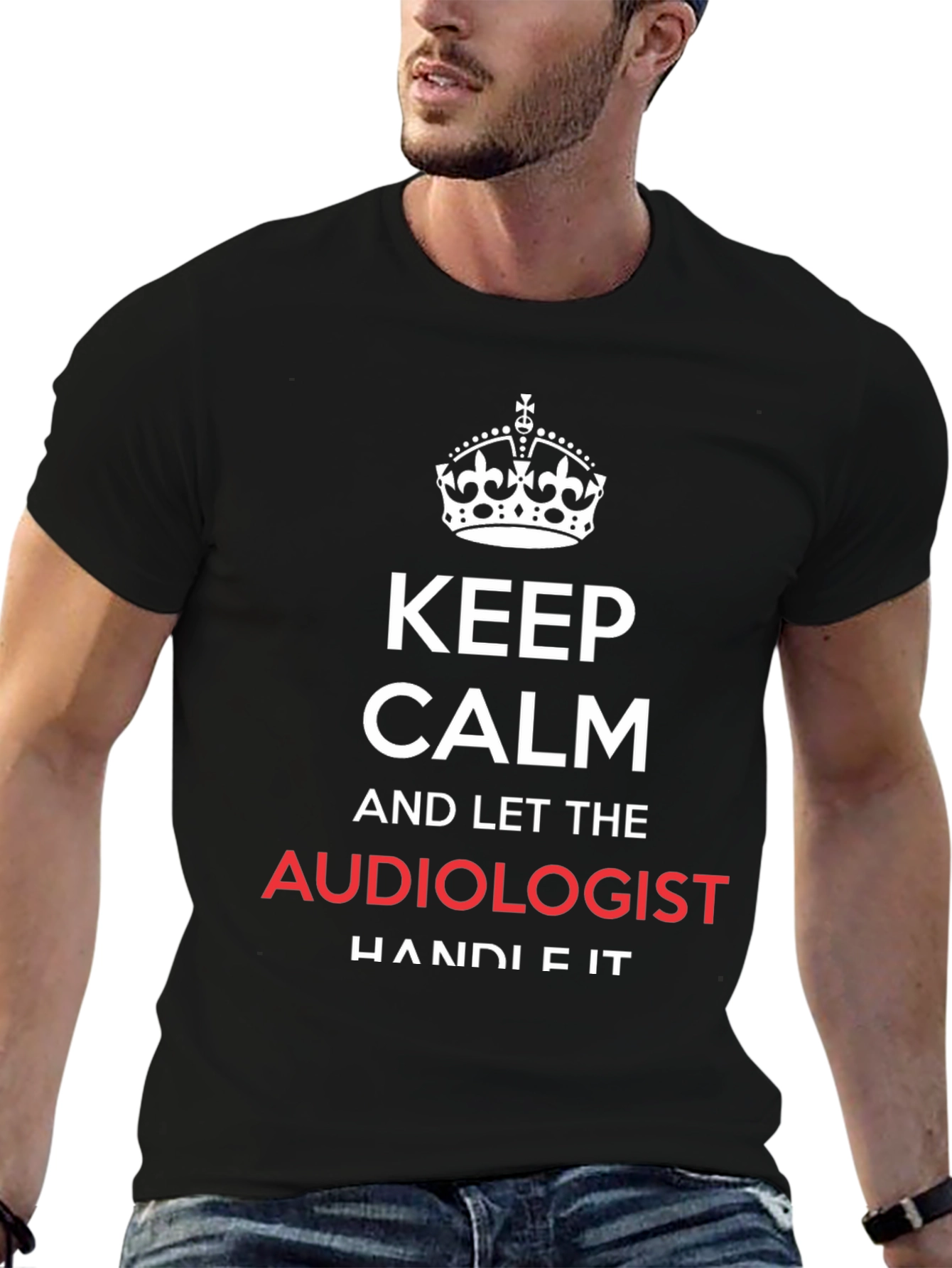 Keep Calm Audiologist T-Shirt, Funny Audiology Tee - 6