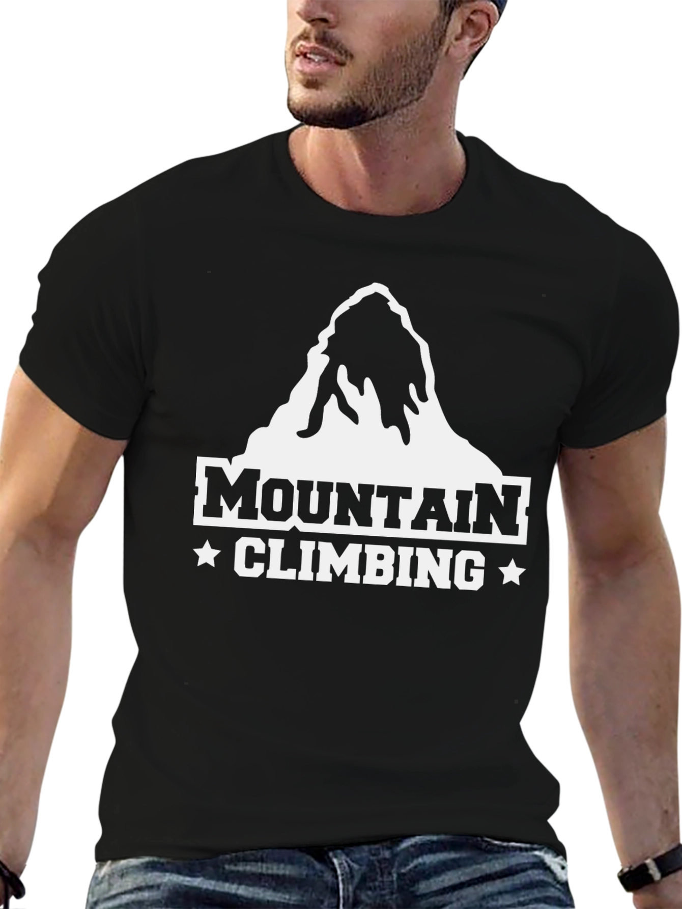 Black Mountain Climbing Graphic Tee - Adventure Ready! view 6