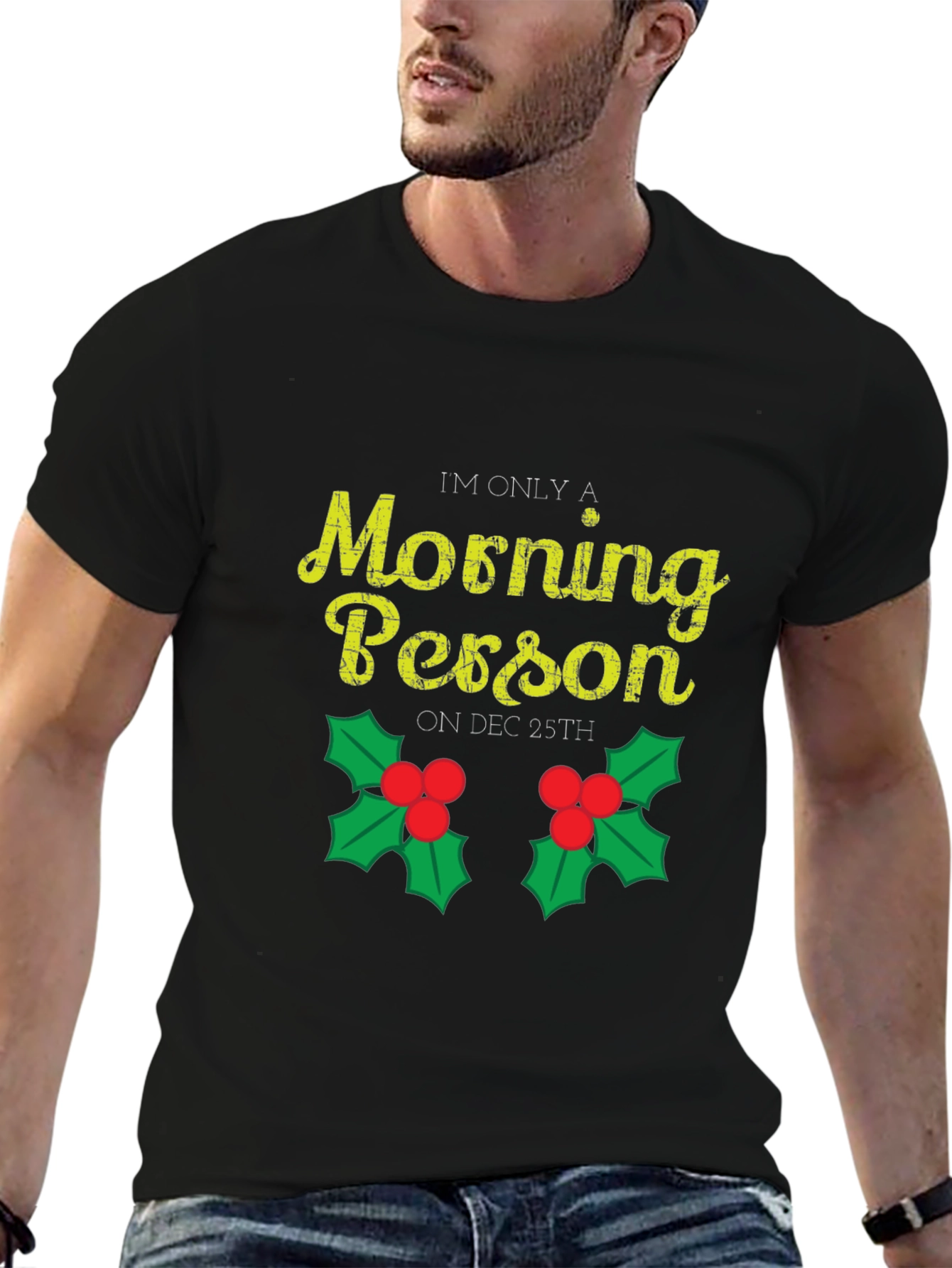 Funny Christmas Morning Person T-Shirt - 6