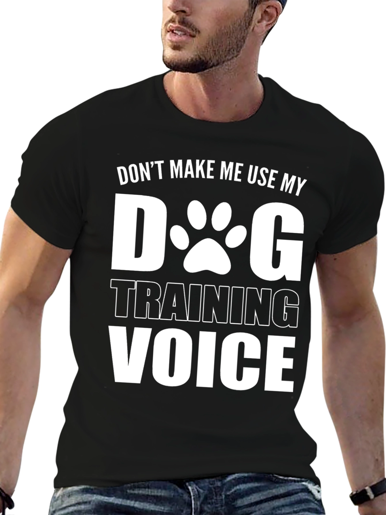 Black Dog Training Voice T-Shirt view 6