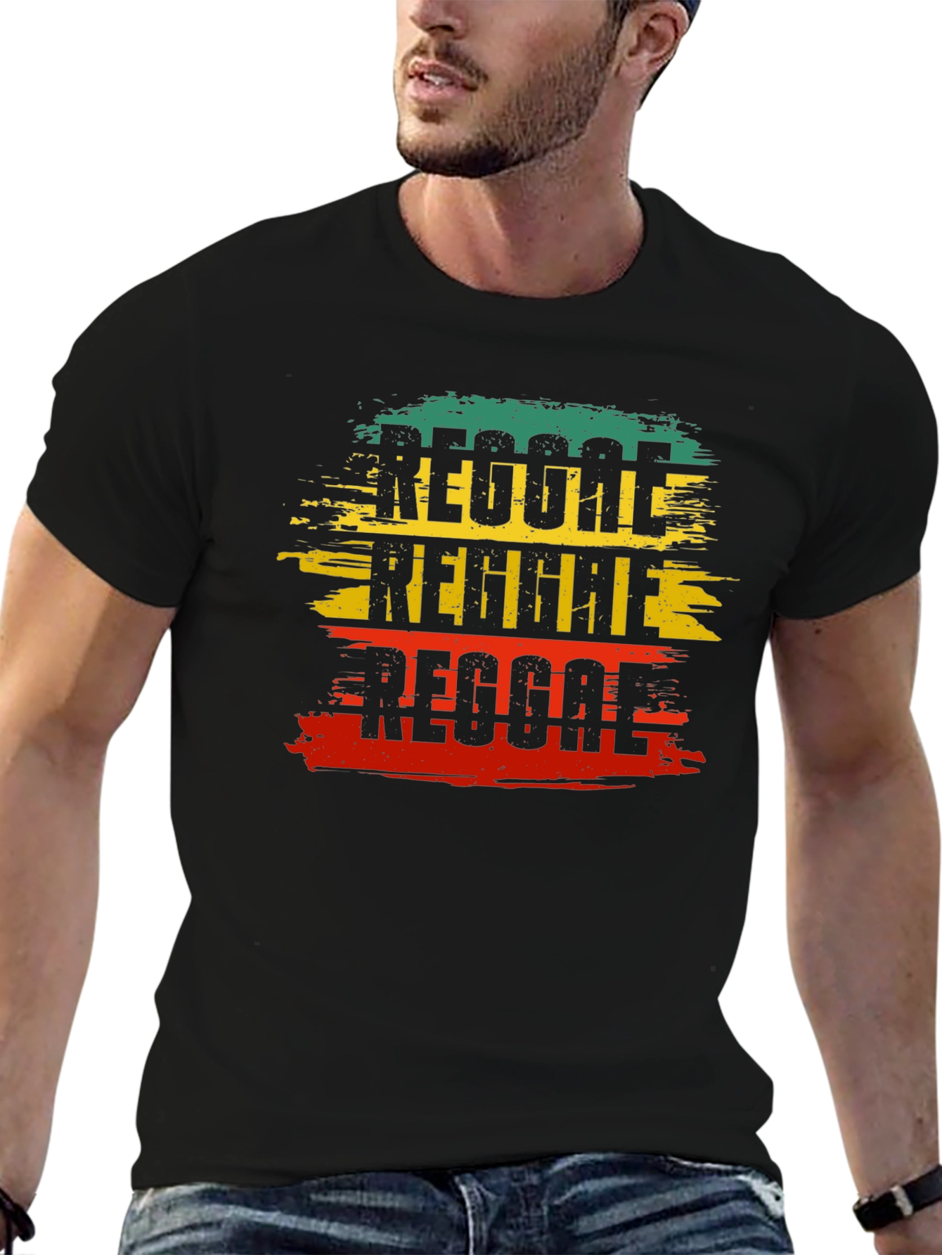 Reggae T-Shirt: Rasta Colors Tee - 6