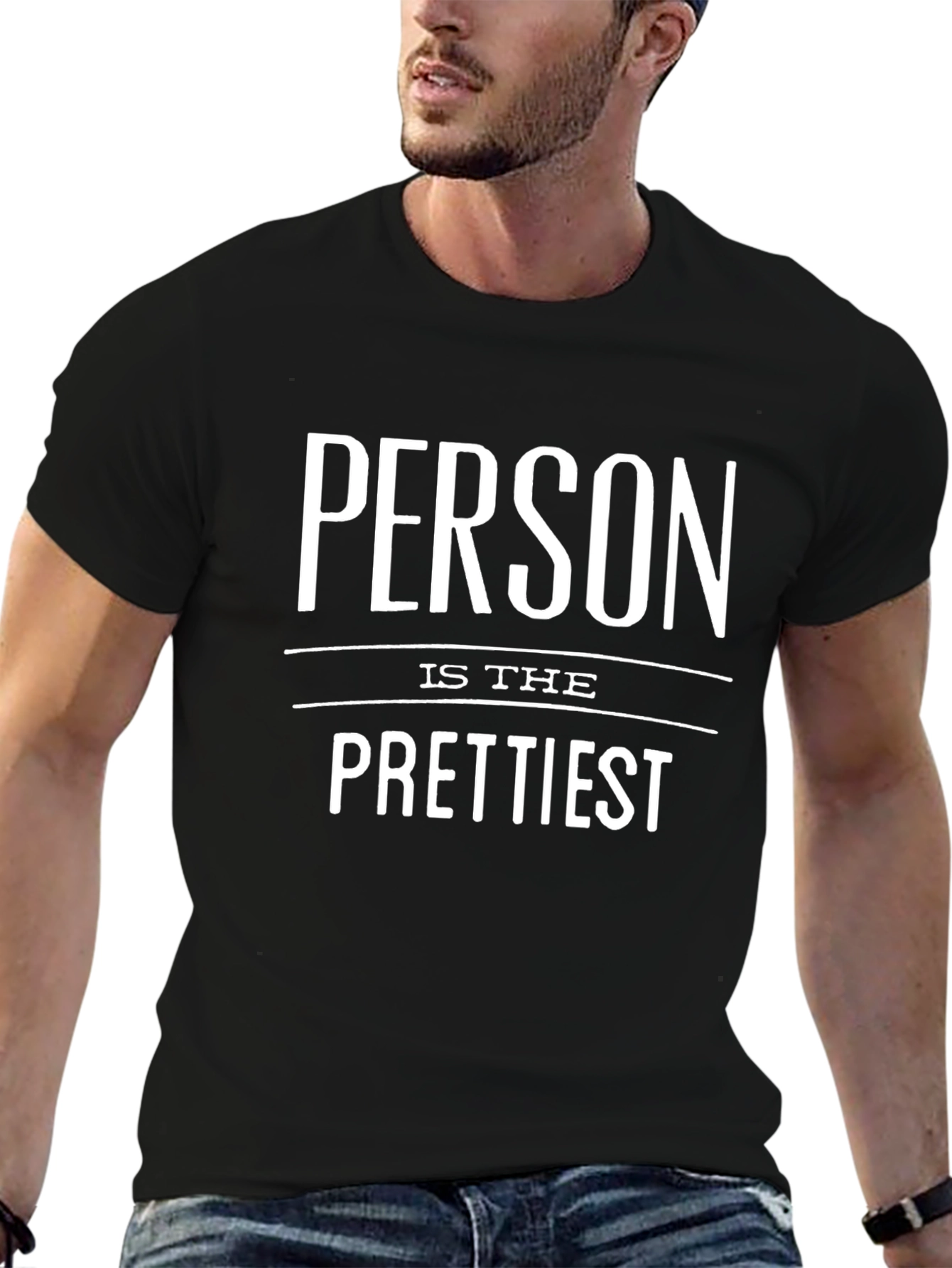 Black Person Is The Prettiest Graphic Tee view 6