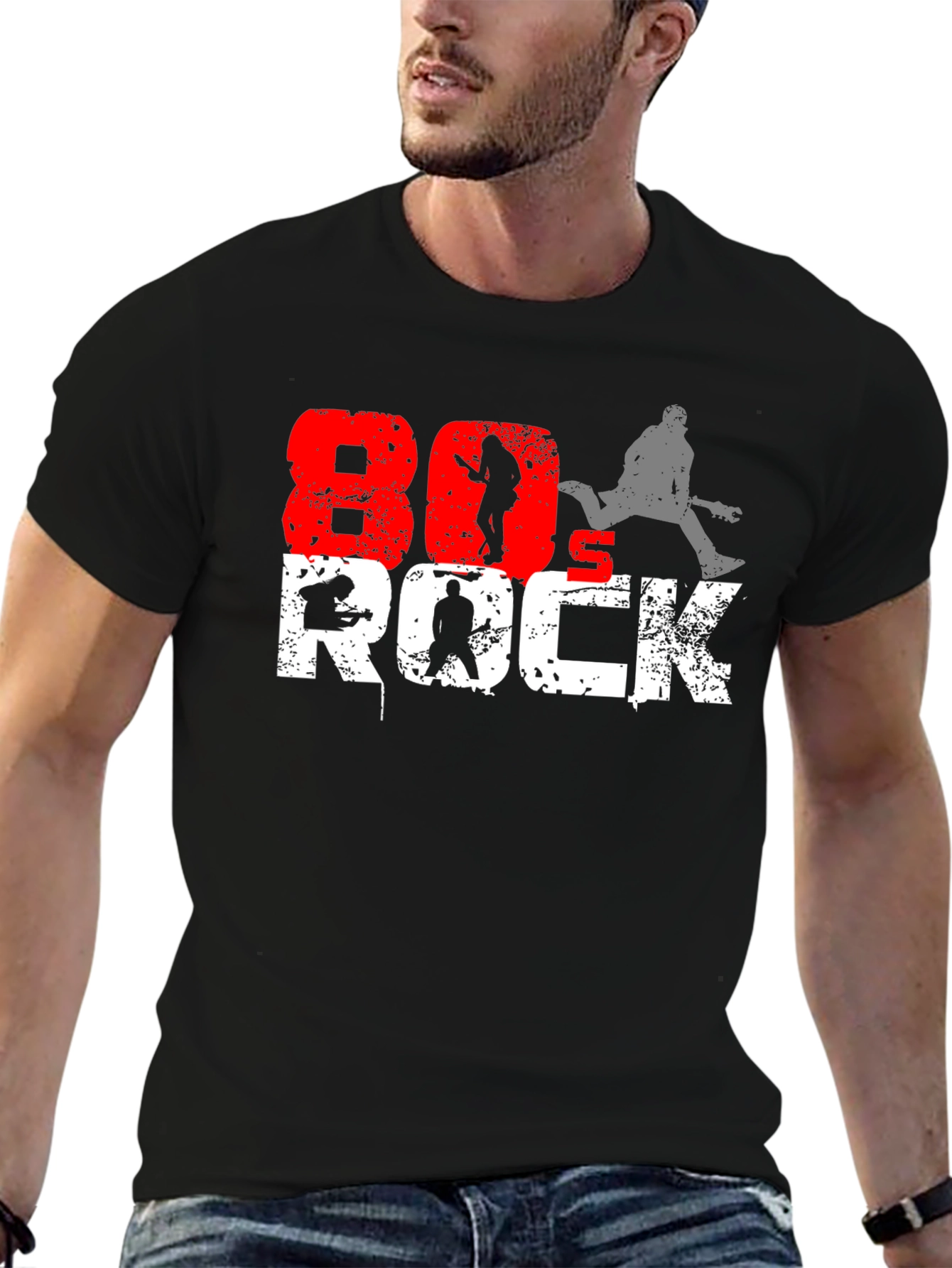 80s Rock Graphic T-Shirt - Retro Music Tee - 6
