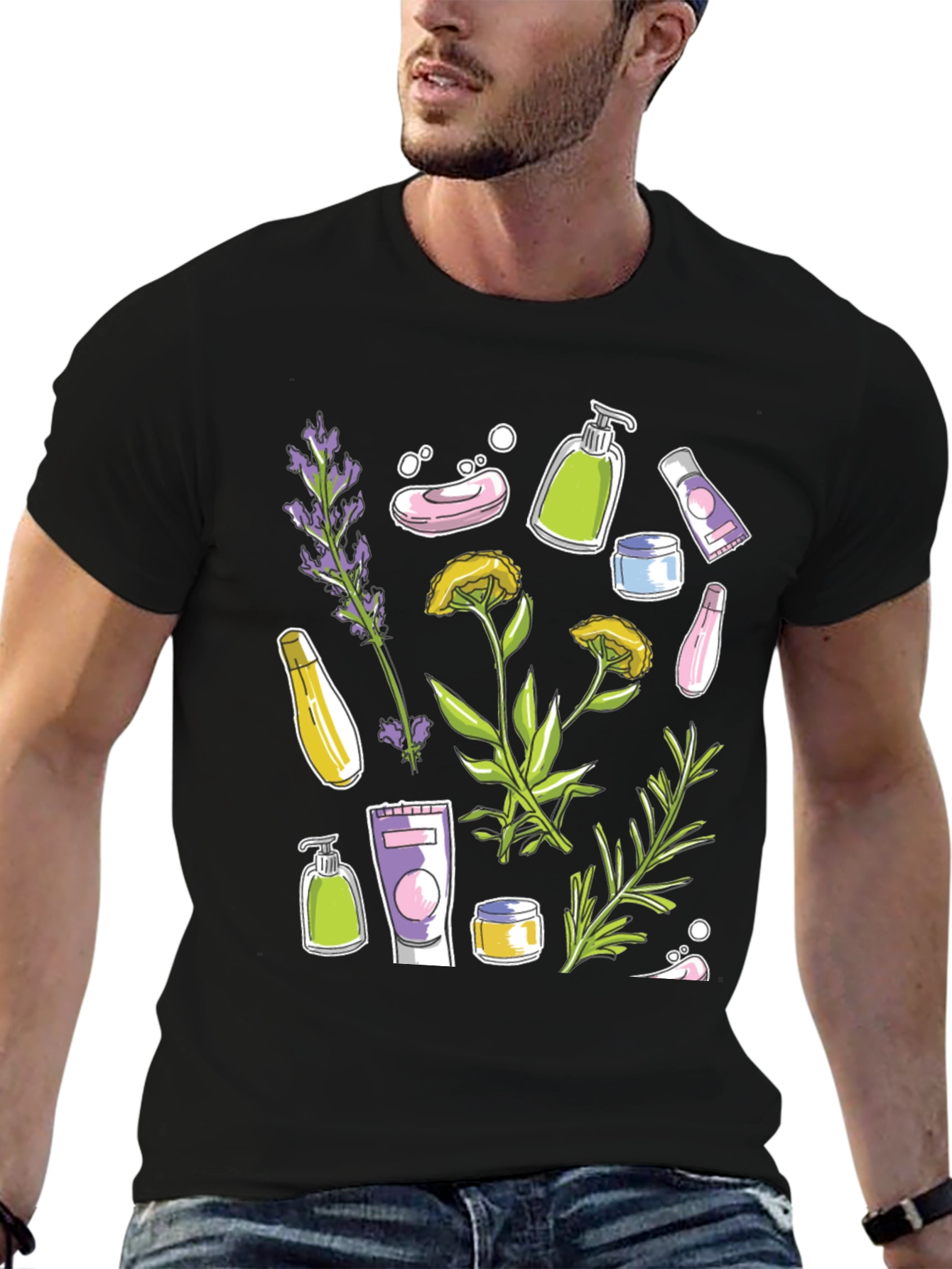 Botanical Beauty T-Shirt | Natural Skincare Design - 6