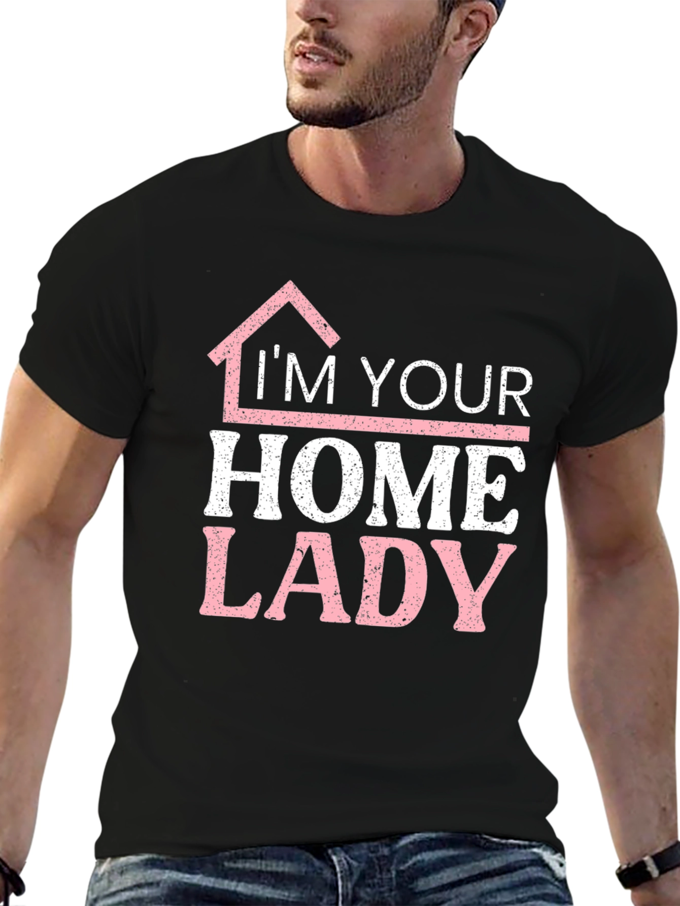 Black I'm Your Home Lady T-Shirt Funny Realtor Tee view 6
