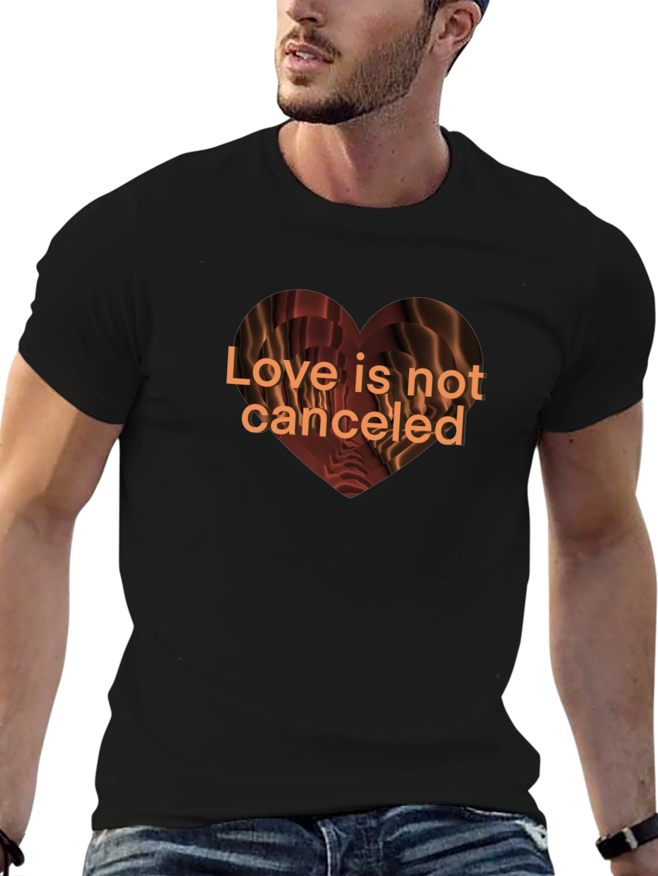 Black Love is Not Canceled Graphic Tee view 6