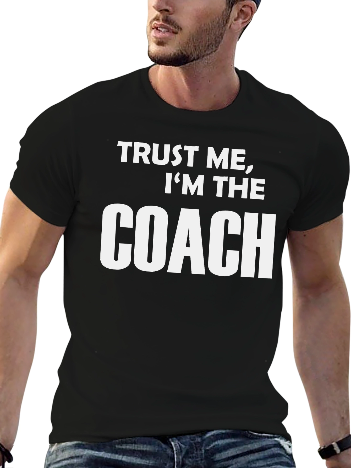 Black Trust Me I'm The Coach Graphic Tee view 6