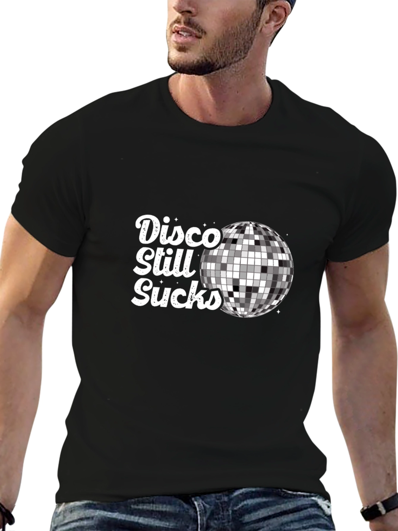 Black Disco Still Sucks T-Shirt view 6