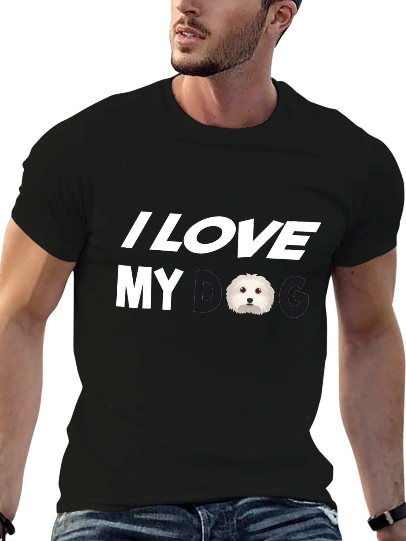I Love My Dog T-Shirt - Cute Pet Owner Tee - 6