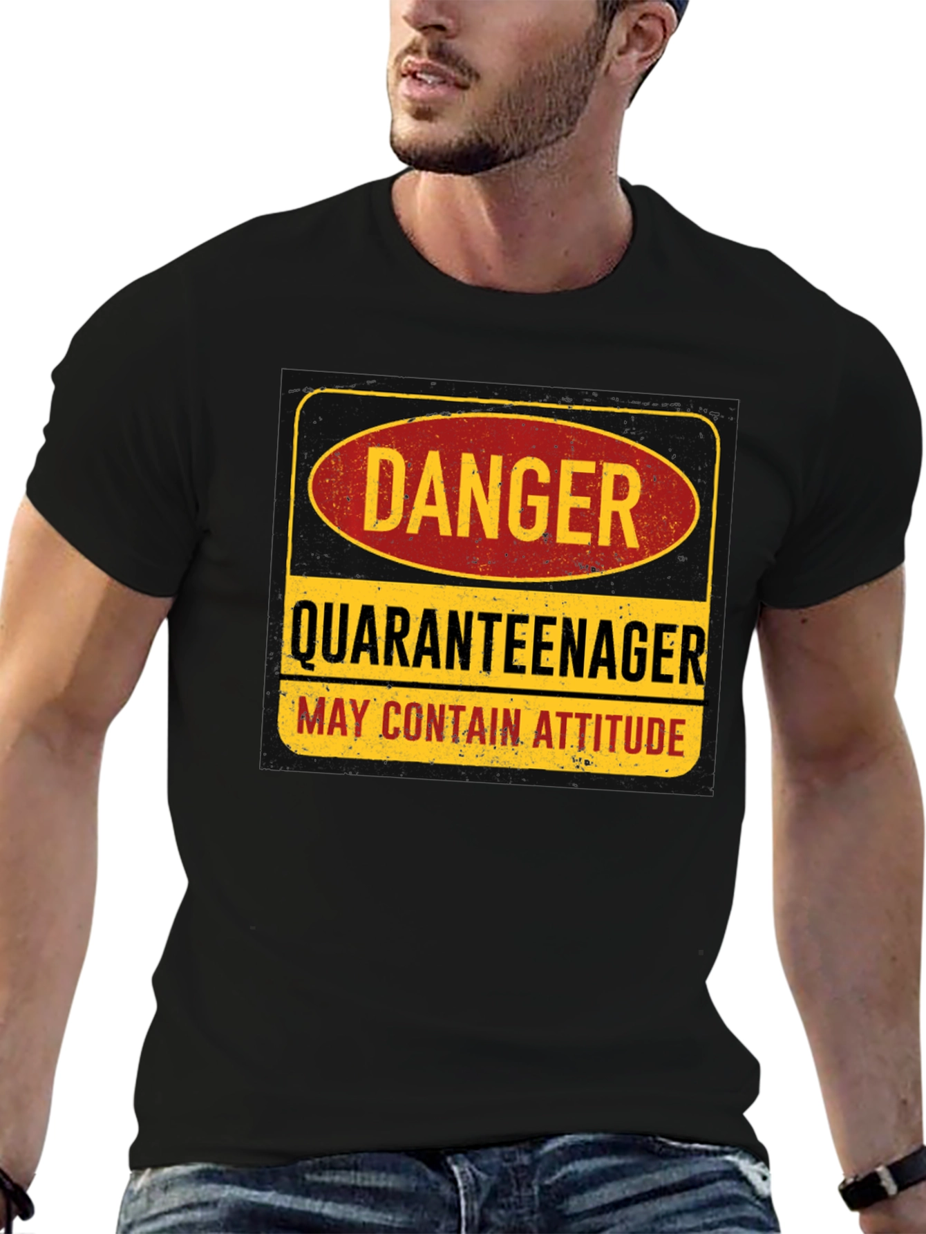 Danger Quaranteenager T-Shirt: May Contain Attitude - 6