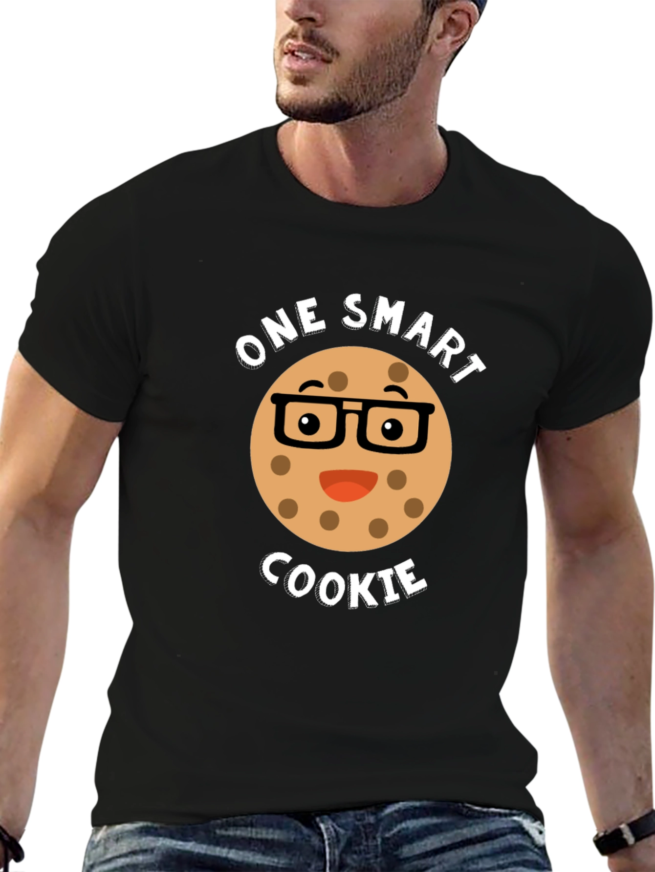 Black One Smart Cookie T-Shirt view 6