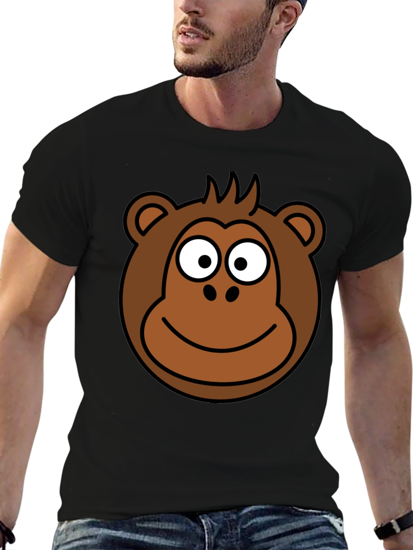 Black Monkey Graphic Tee - Black T-Shirt view 6