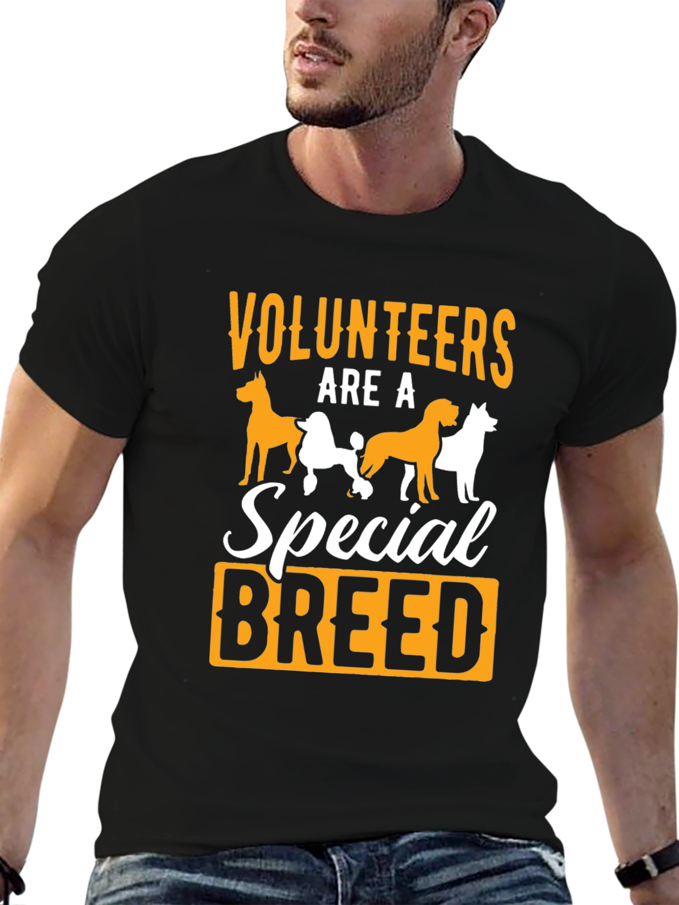 Volunteers Are a Special Breed Graphic T-Shirt - 6
