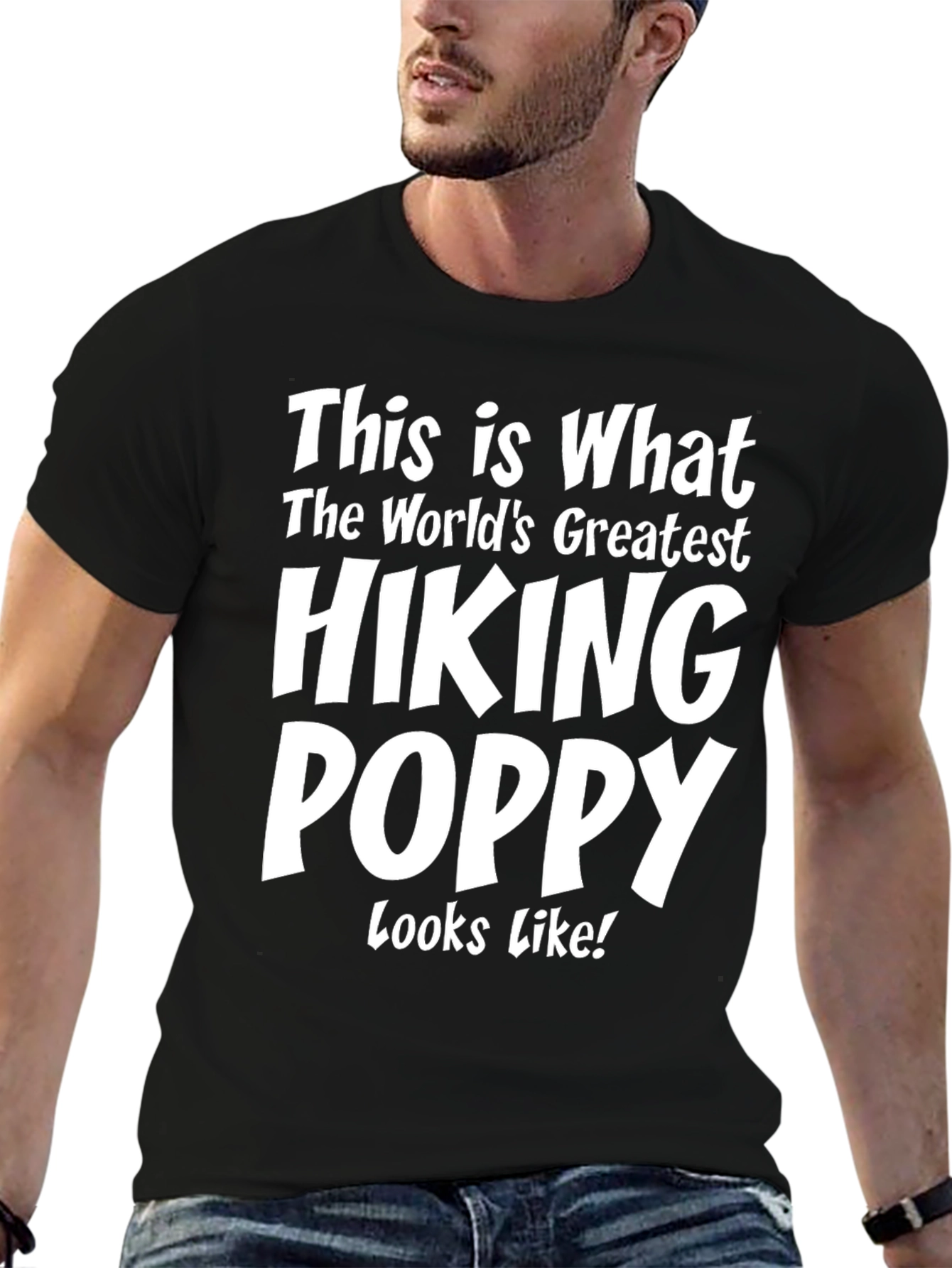 Black Hiking Poppy T-Shirt - World's Greatest! view 6