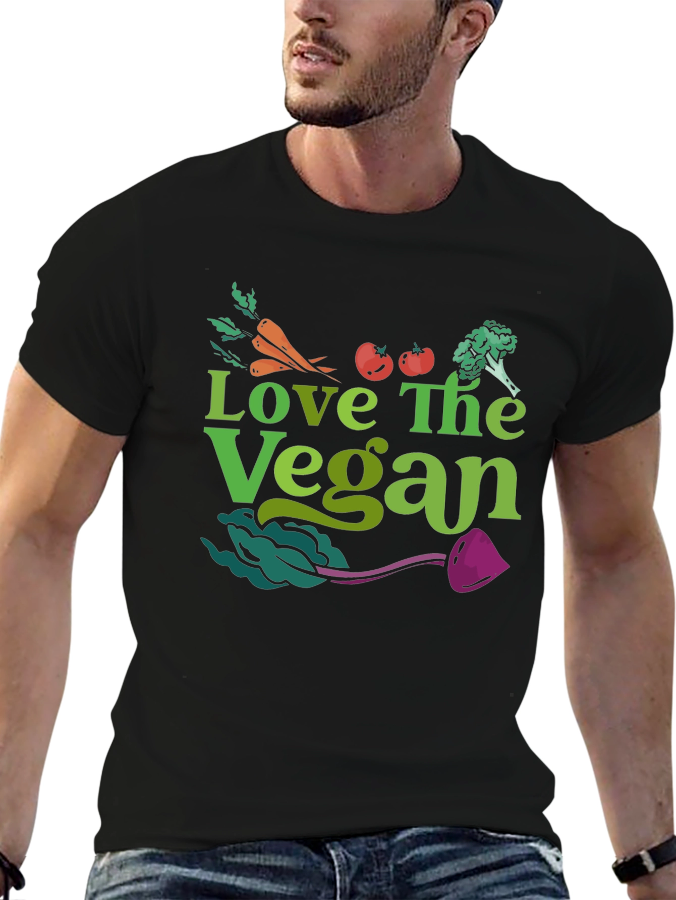 Love The Vegan Graphic T-Shirt - 6