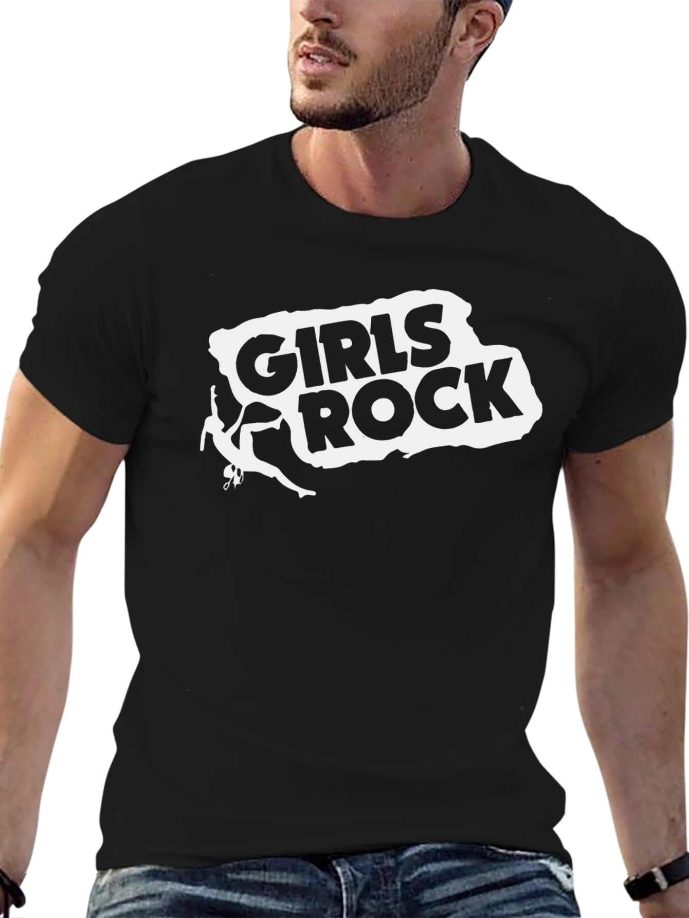 Black Girls Rock Graphic Tee - Climbing T-Shirt view 6