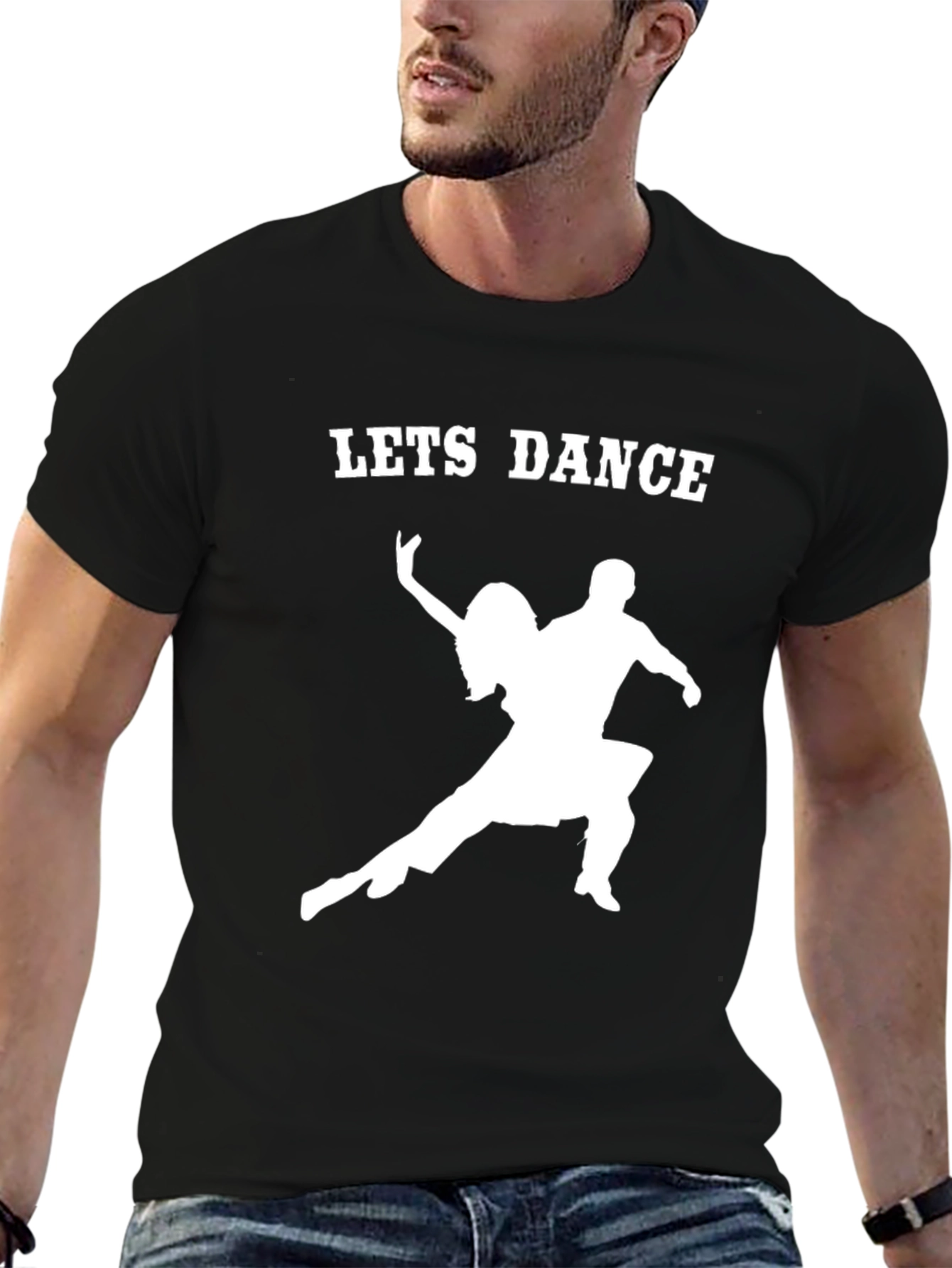 Black Let's Dance T-Shirt view 6