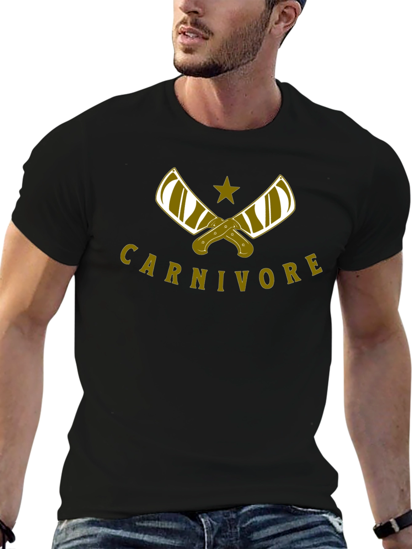 Carnivore Graphic T-Shirt - Black - 6
