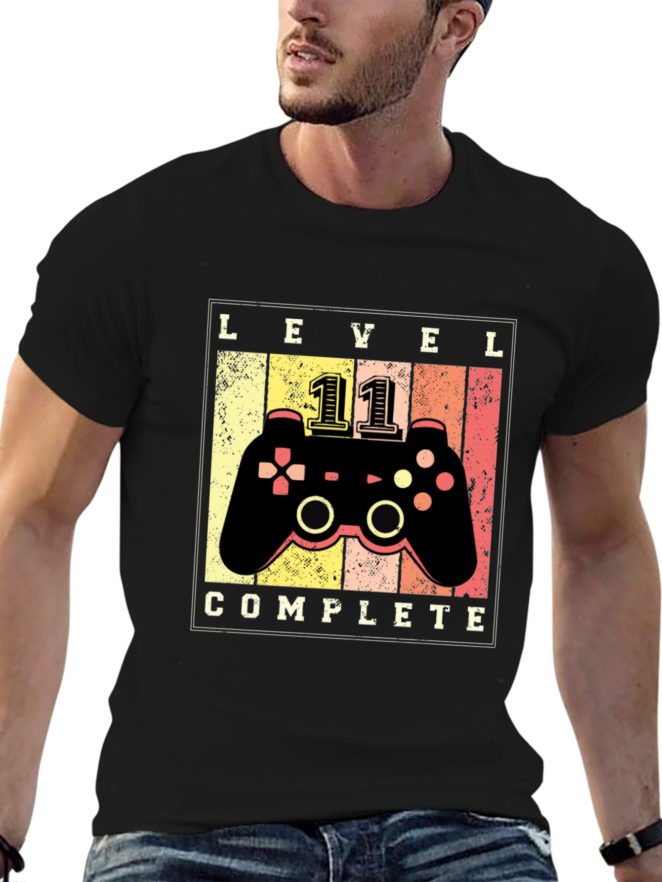 Black Level 11 Complete Gaming T-Shirt - Gamer Gift view 6