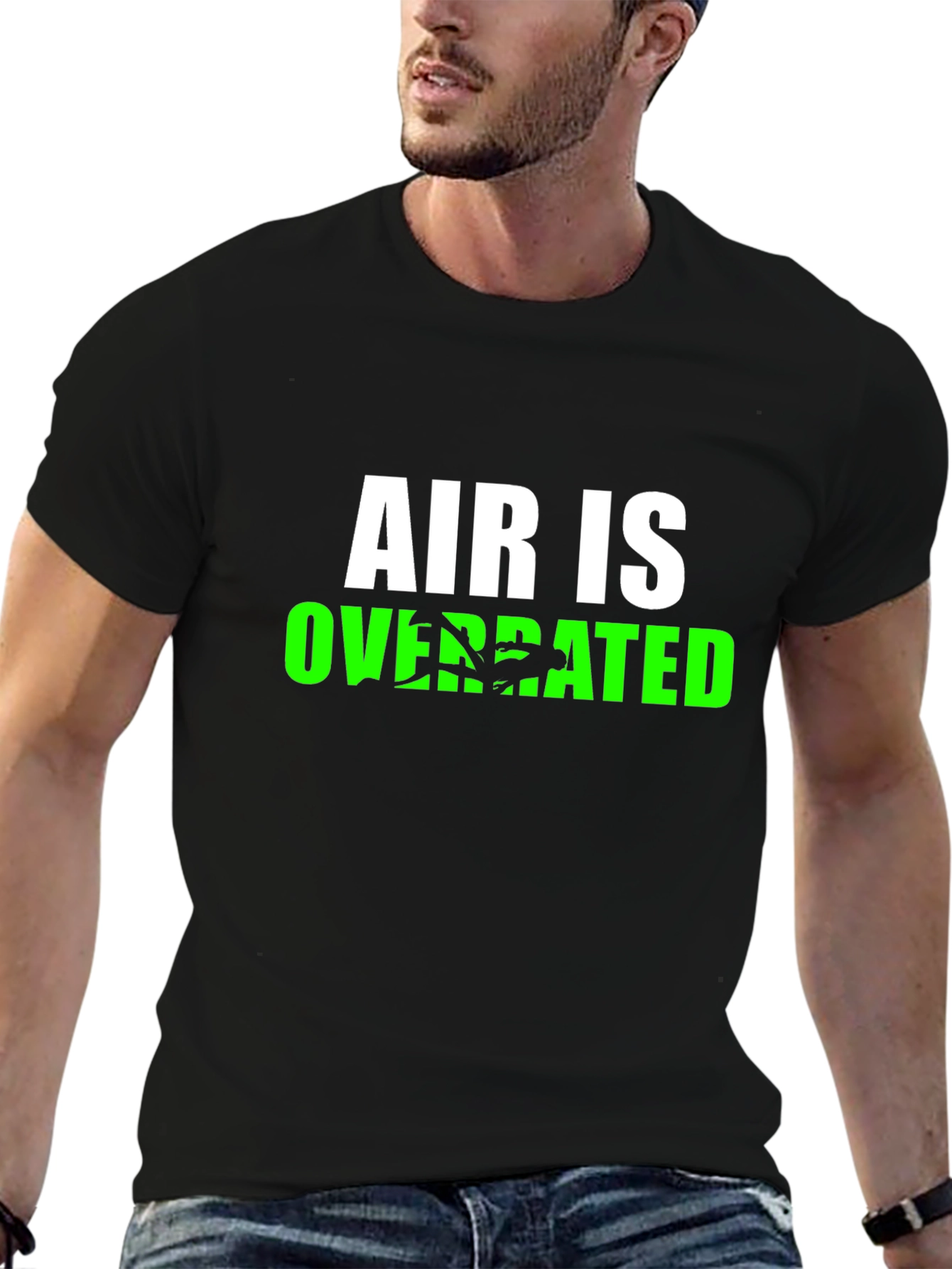 Air is Overrated T-Shirt - Funny Graphic Tee - 6