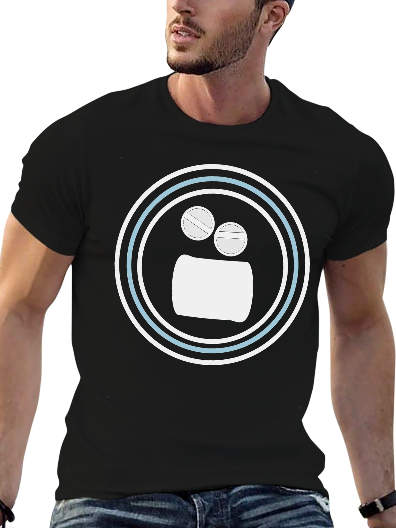 Black Pills & Pod T-Shirt - Unique Design view 6