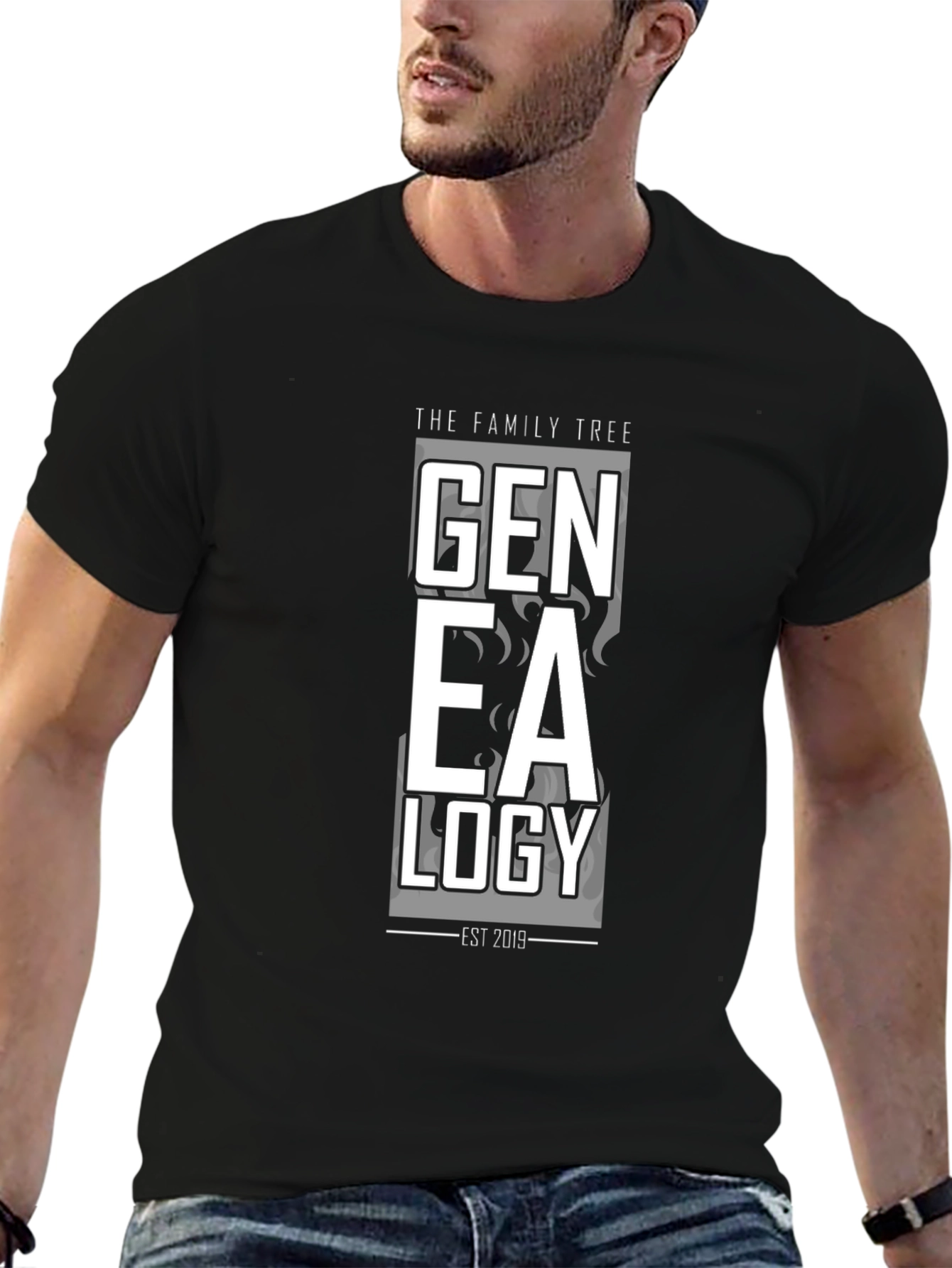 Black Family Tree Genealogy T-Shirt - Established 2019 view 6