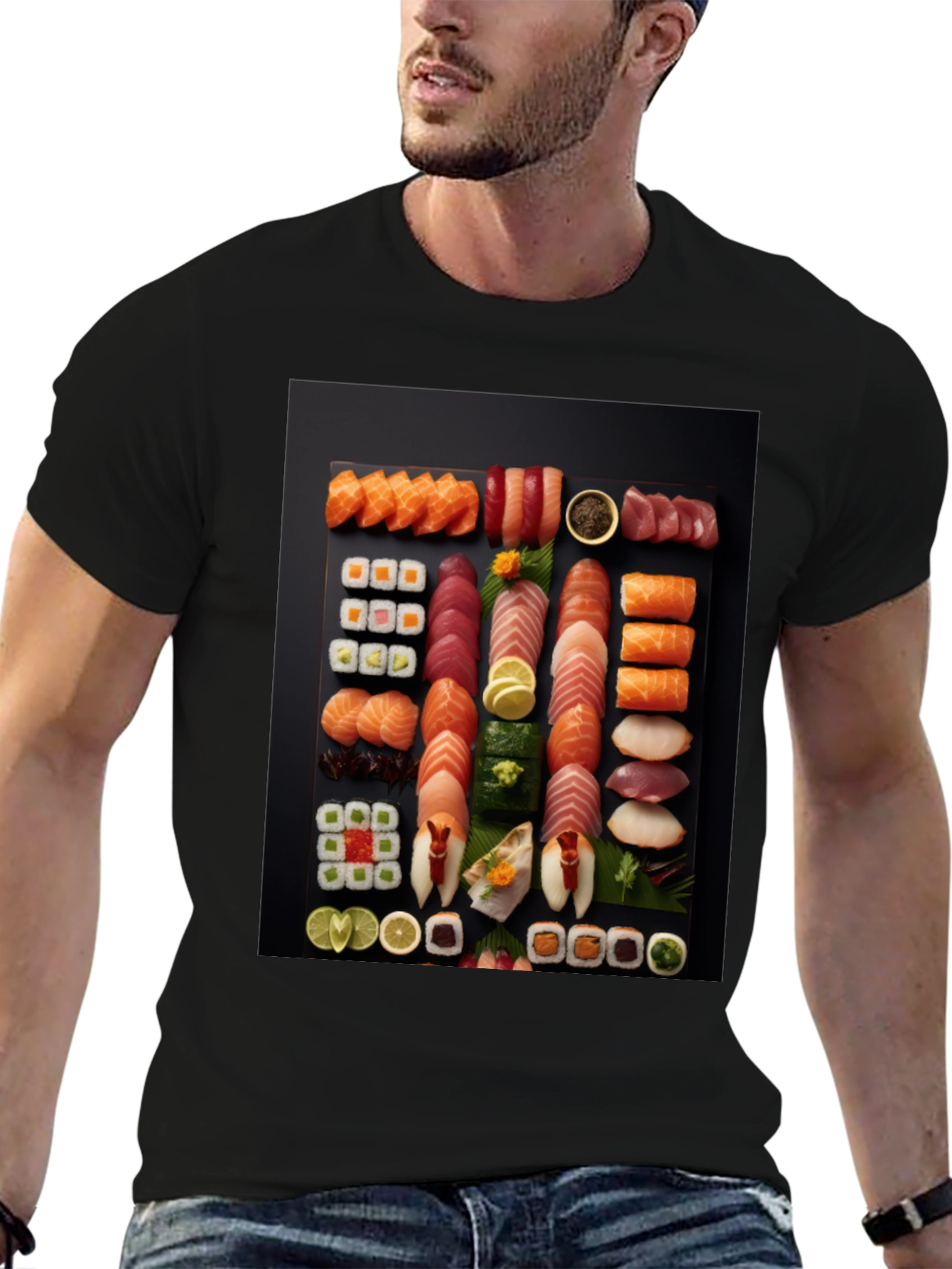Sushi Feast T-Shirt - Foodie Fashion - 6