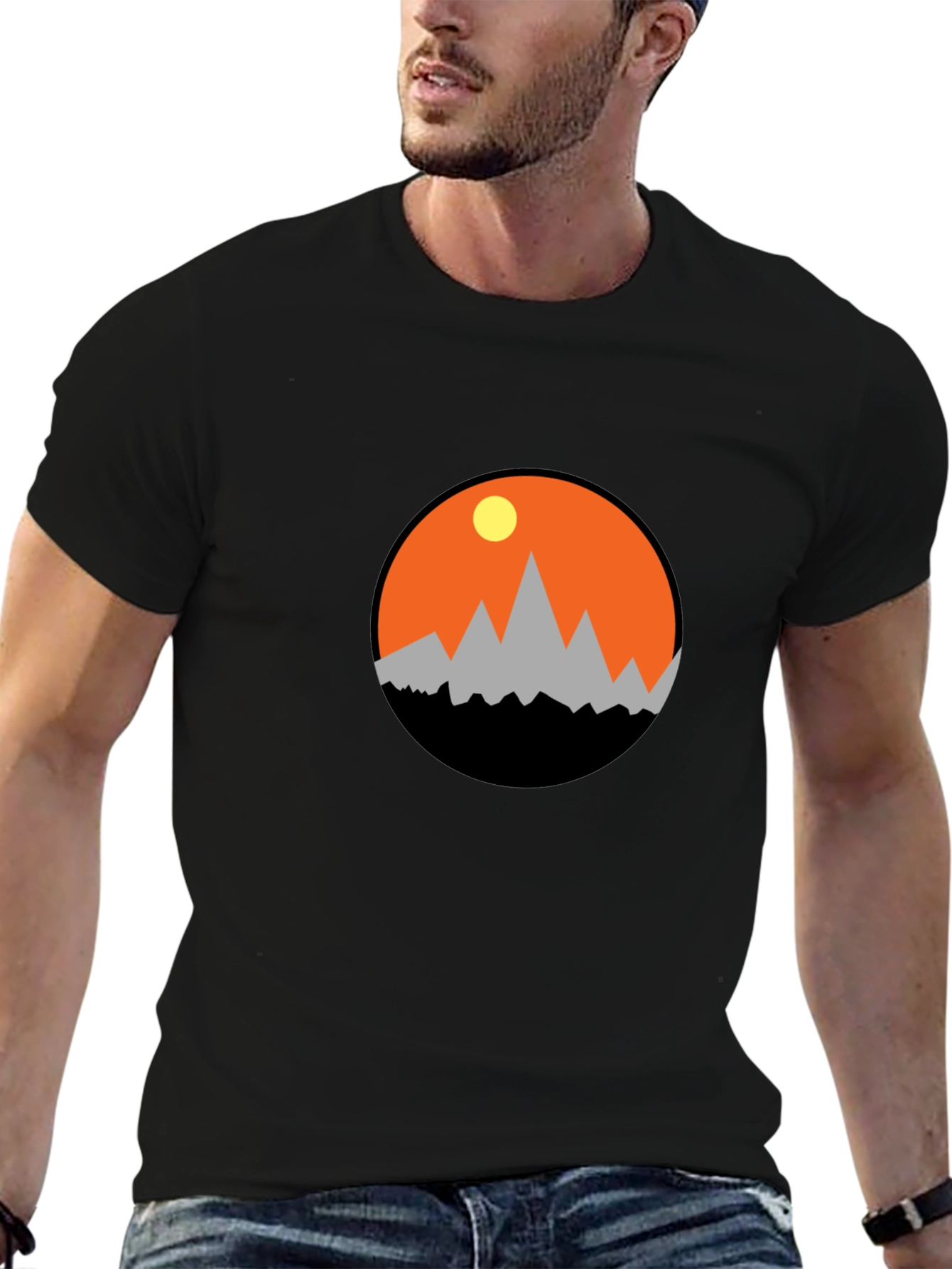 Black Mountain Sunset Graphic Tee - Adventure Awaits! view 6