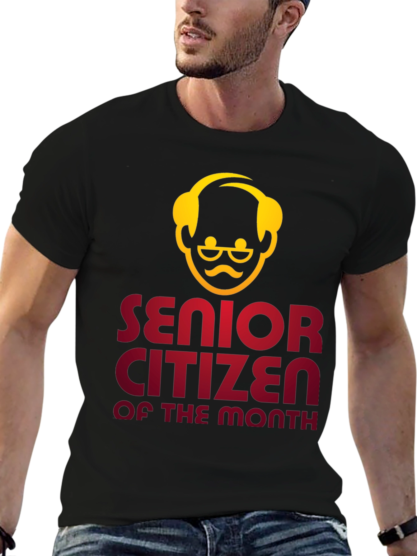 Black Senior Citizen of the Month Graphic Tee view 6