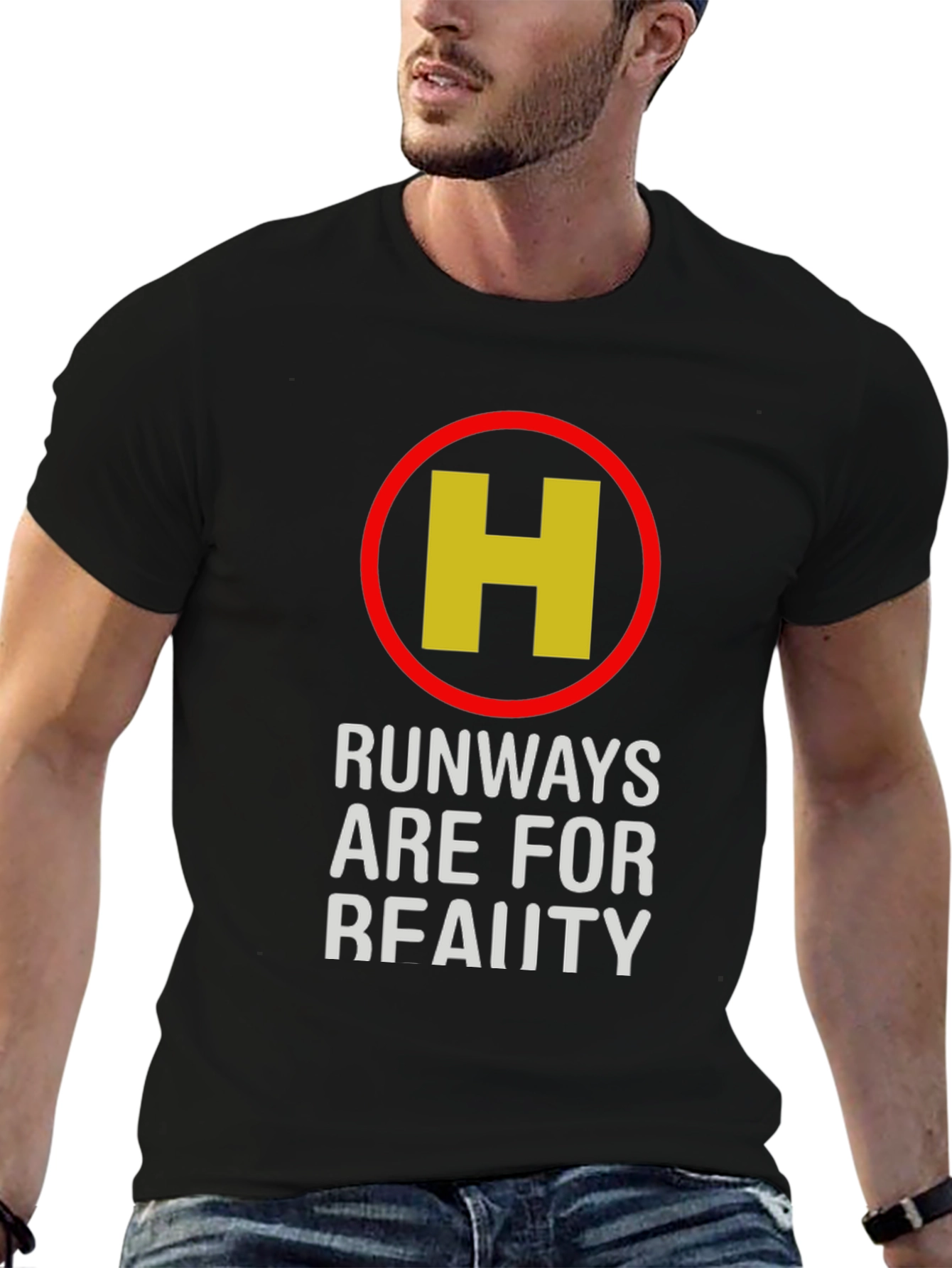 Black Runways Are For Reality Black Graphic Tee view 6
