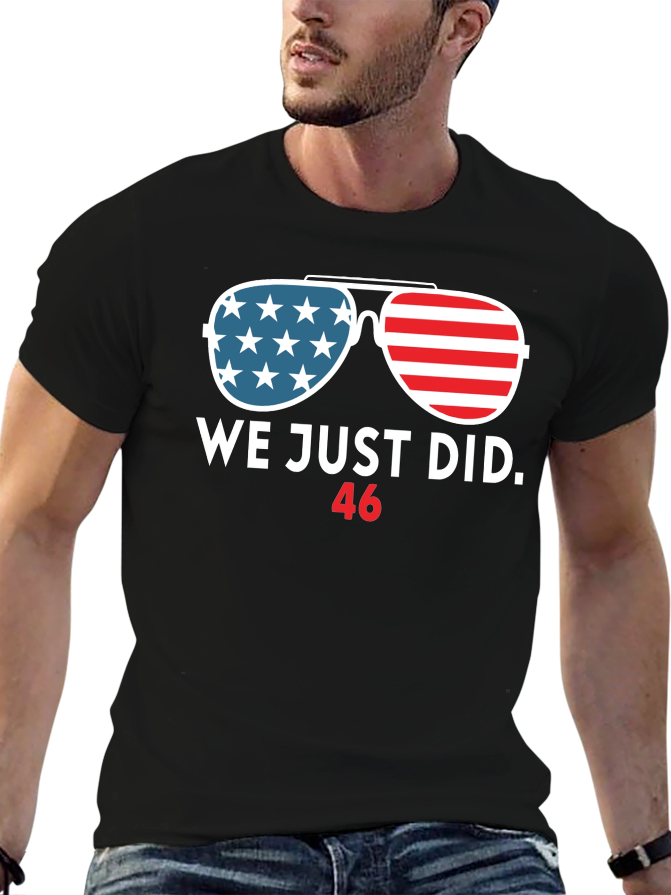 Black We Just Did 46 T-Shirt view 6