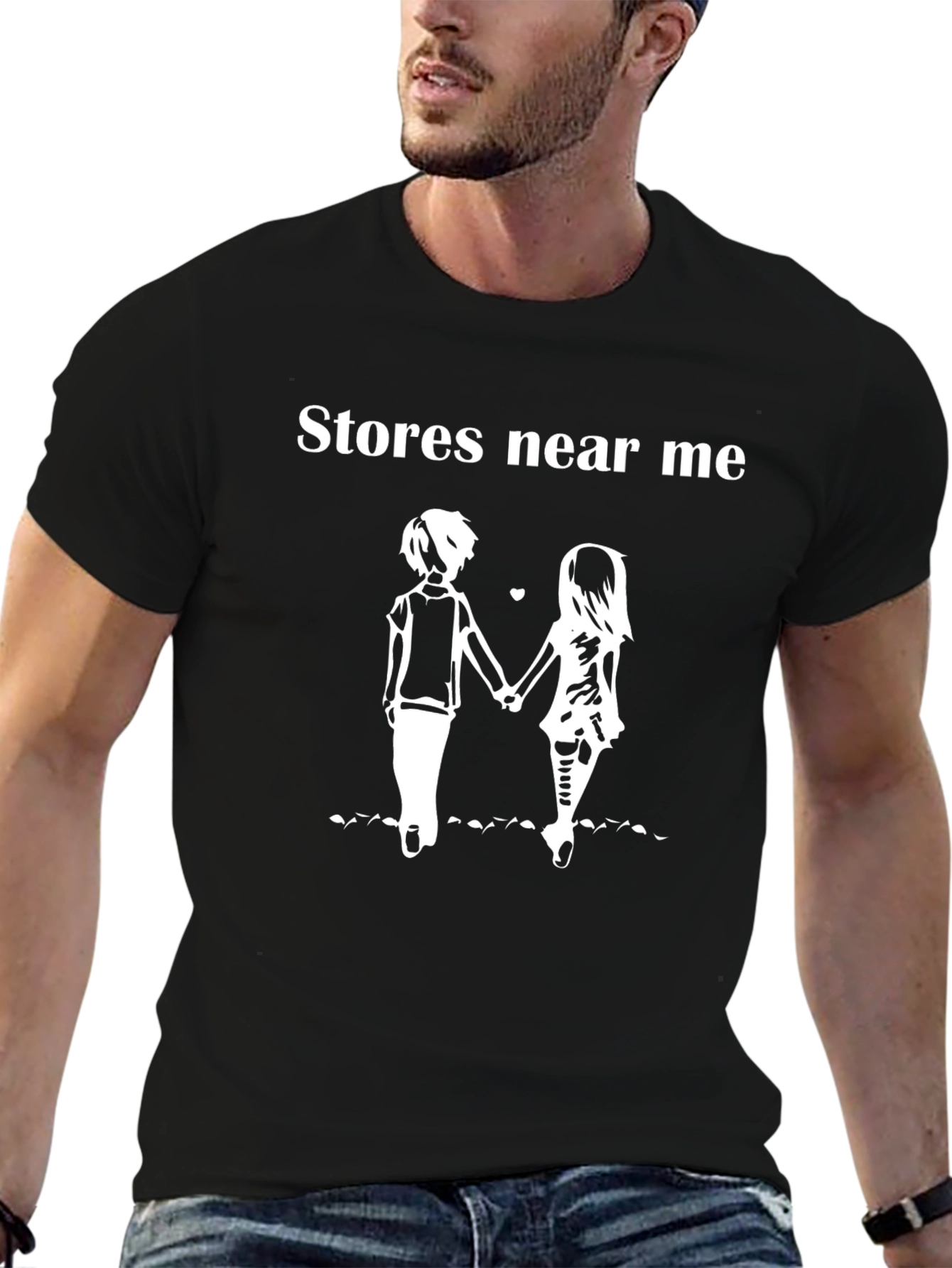 Black Stores Near Me Graphic Tee view 6