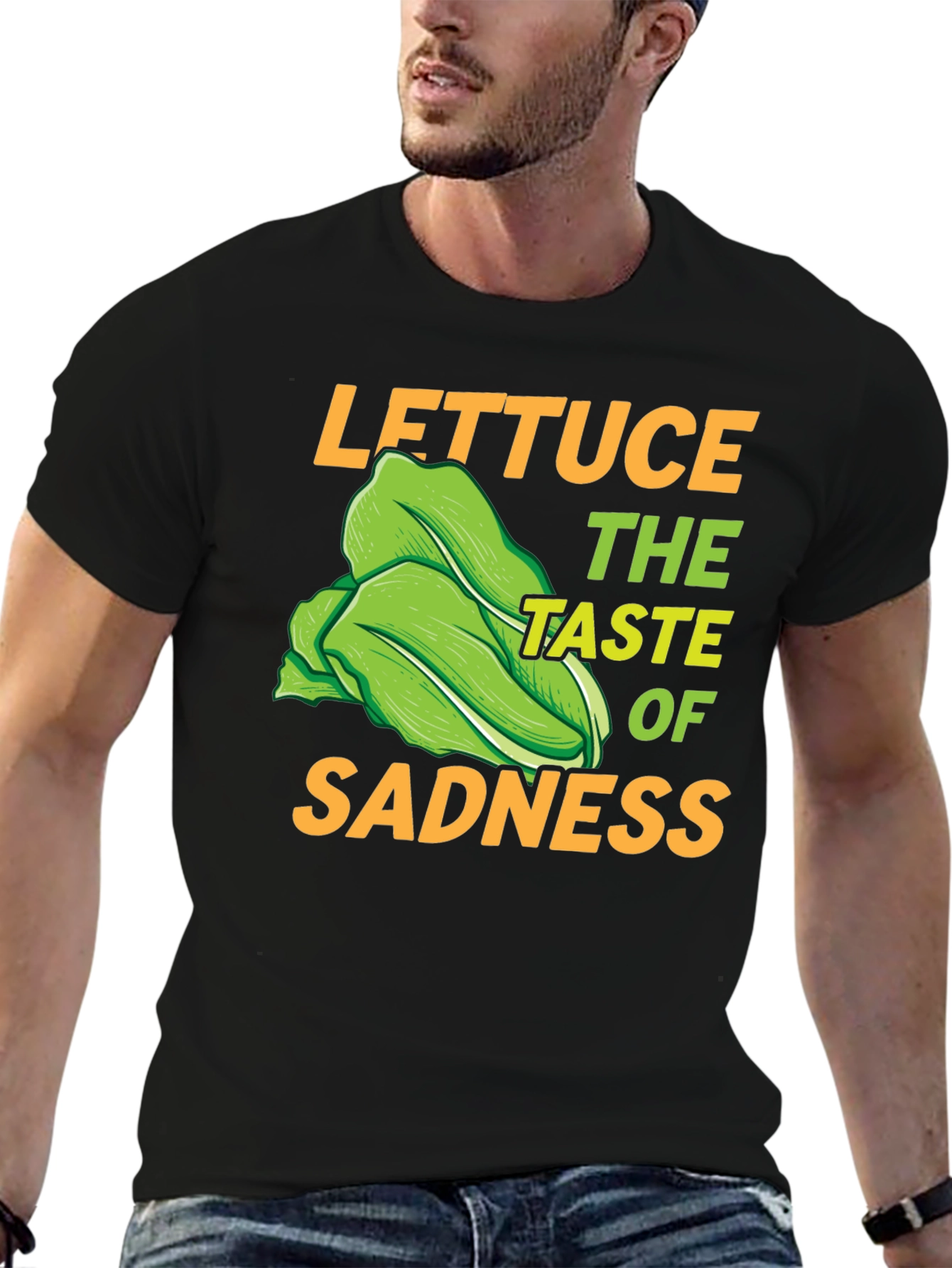 Black Lettuce Taste of Sadness Graphic T-Shirt view 6