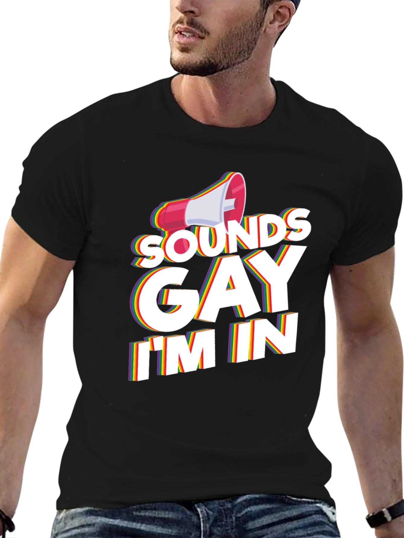 Black Sounds Gay I'm In T-Shirt view 6