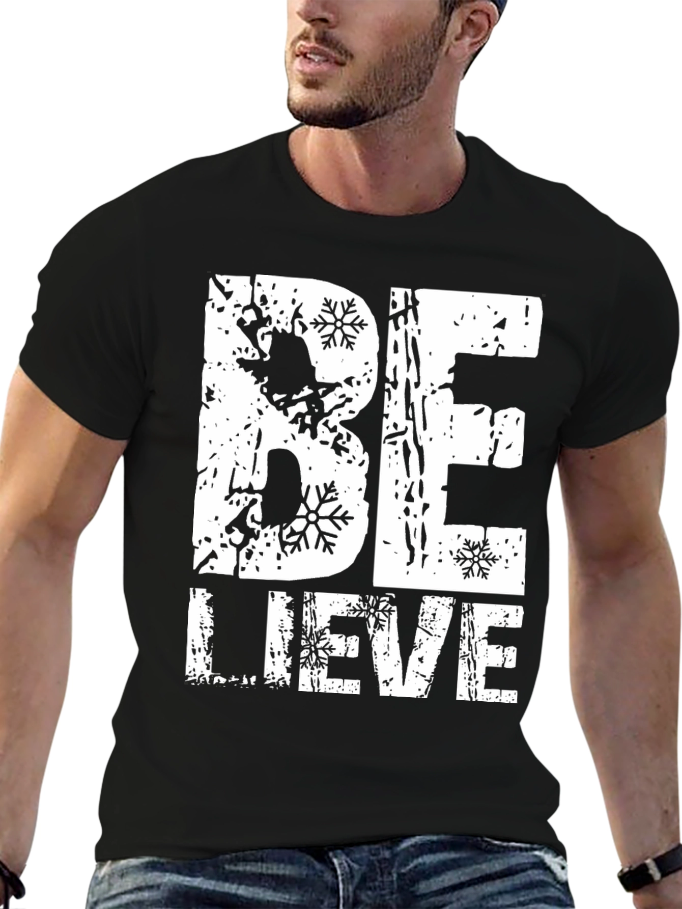 Black Believe Graphic T-Shirt view 6