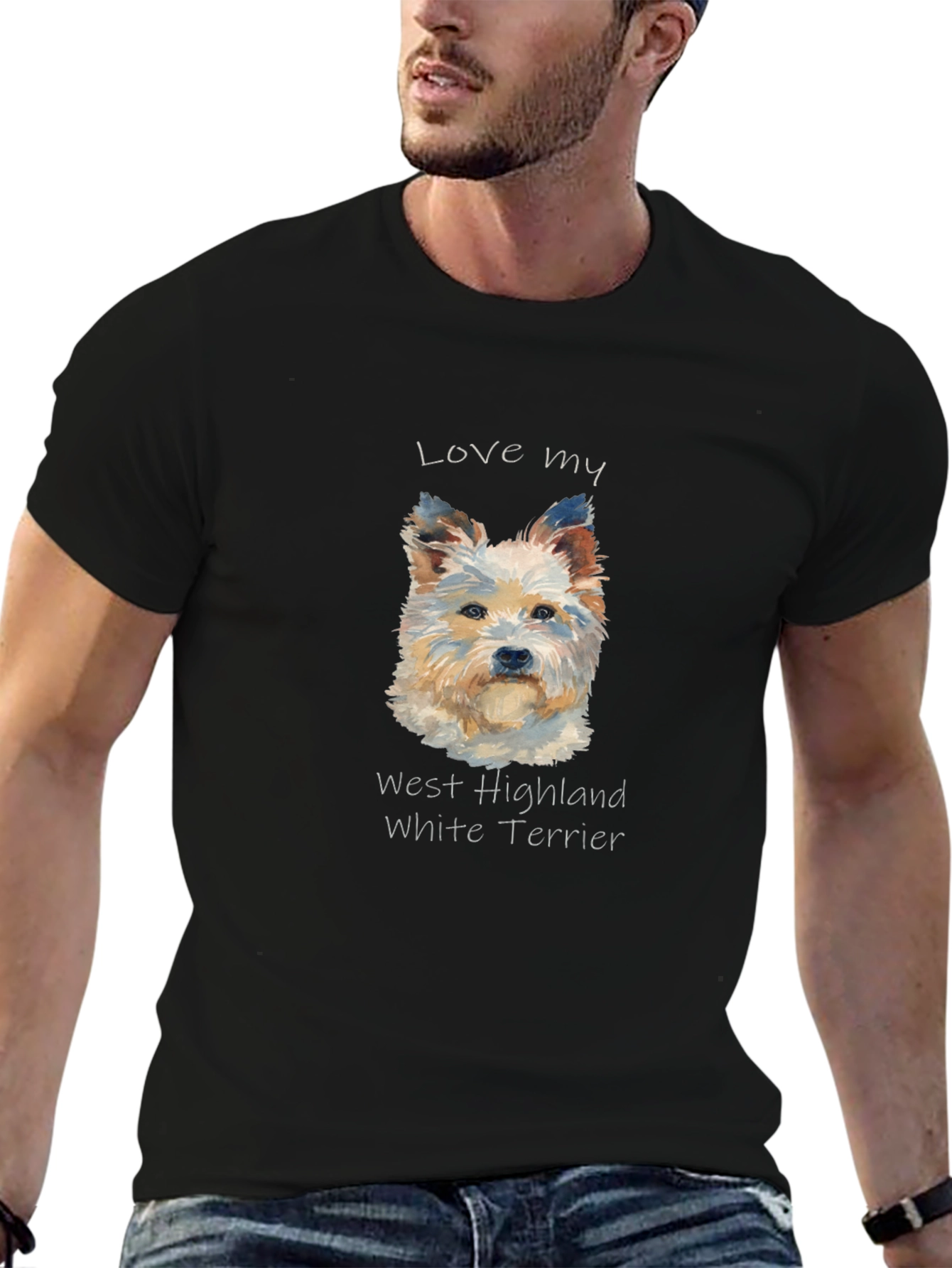 Love My West Highland White Terrier T-Shirt - 6