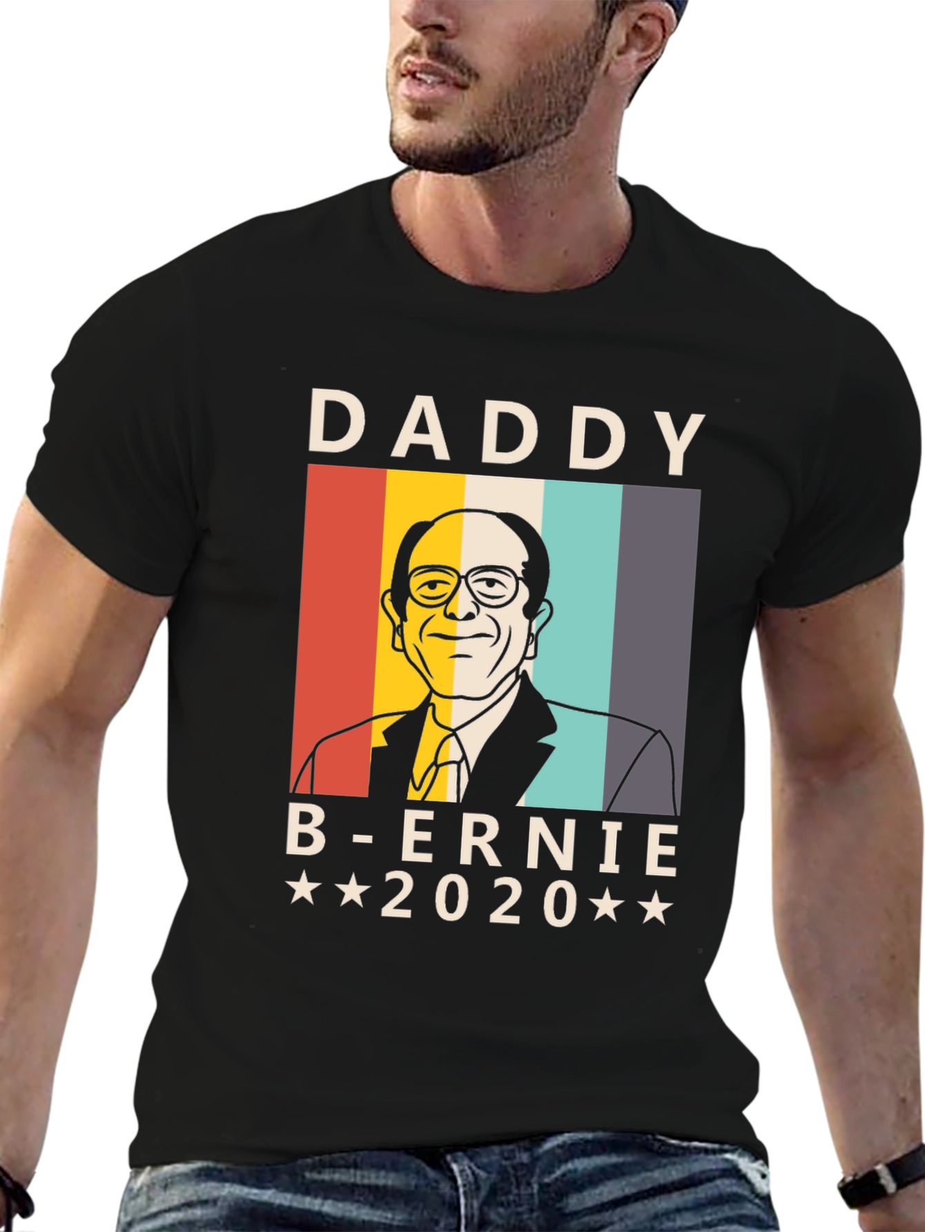 Black Daddy B-Ernie 2020 Graphic Tee view 6